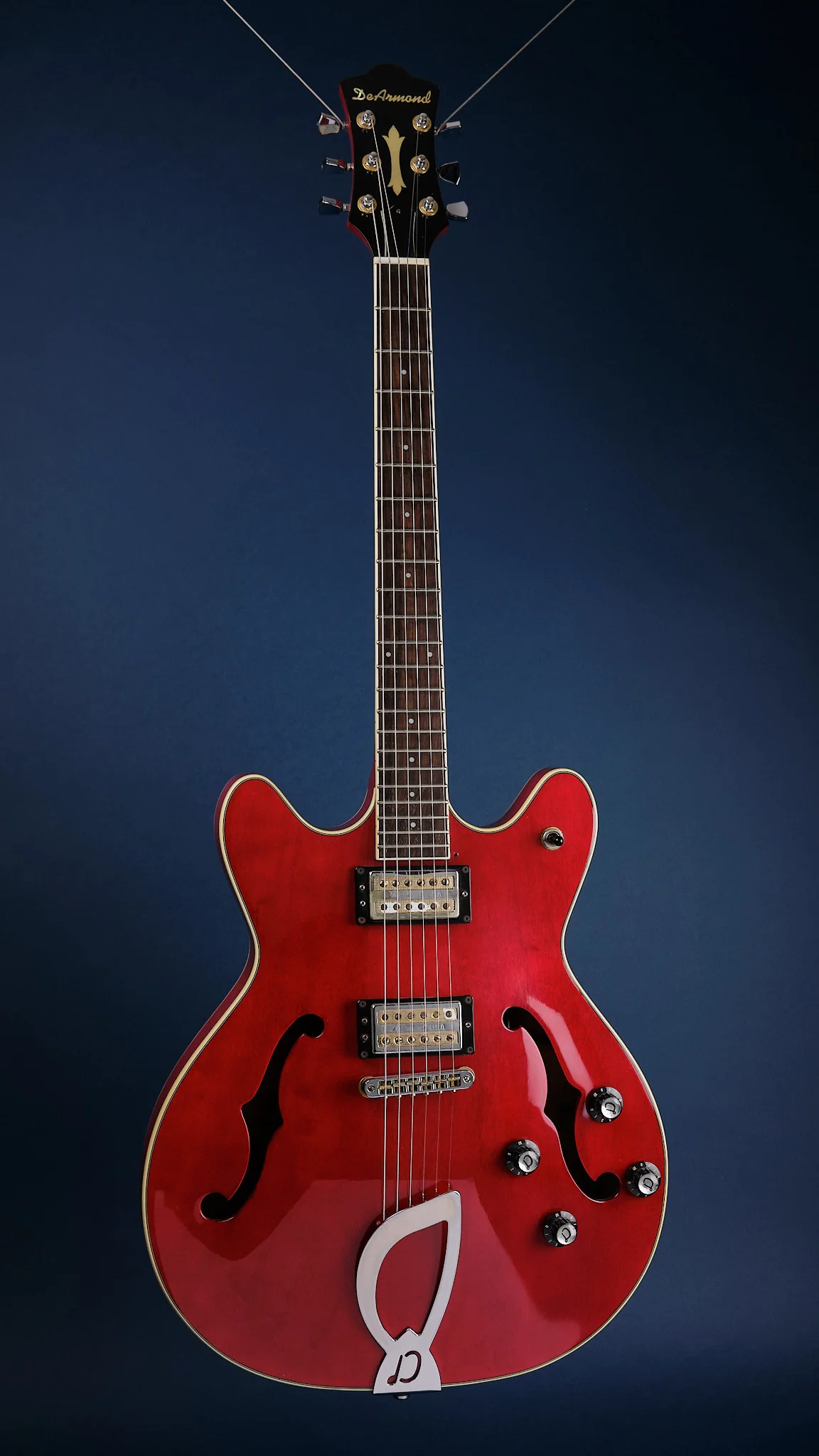 1990s DeArmond by Guild Starfire Cherry - Image 4