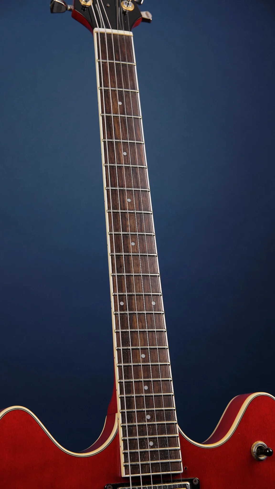 1990s DeArmond by Guild Starfire Cherry - Image 6