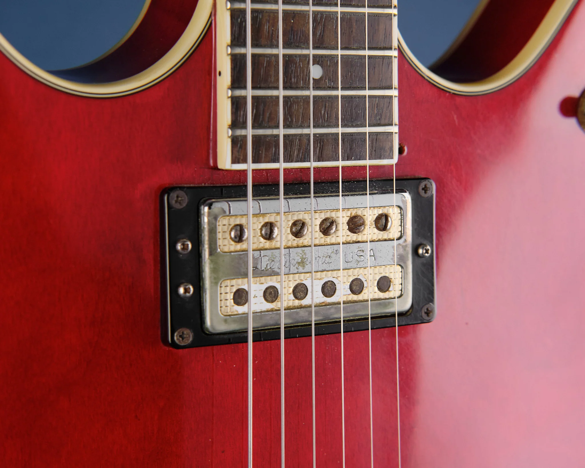 1990s DeArmond by Guild Starfire Cherry - Image 9