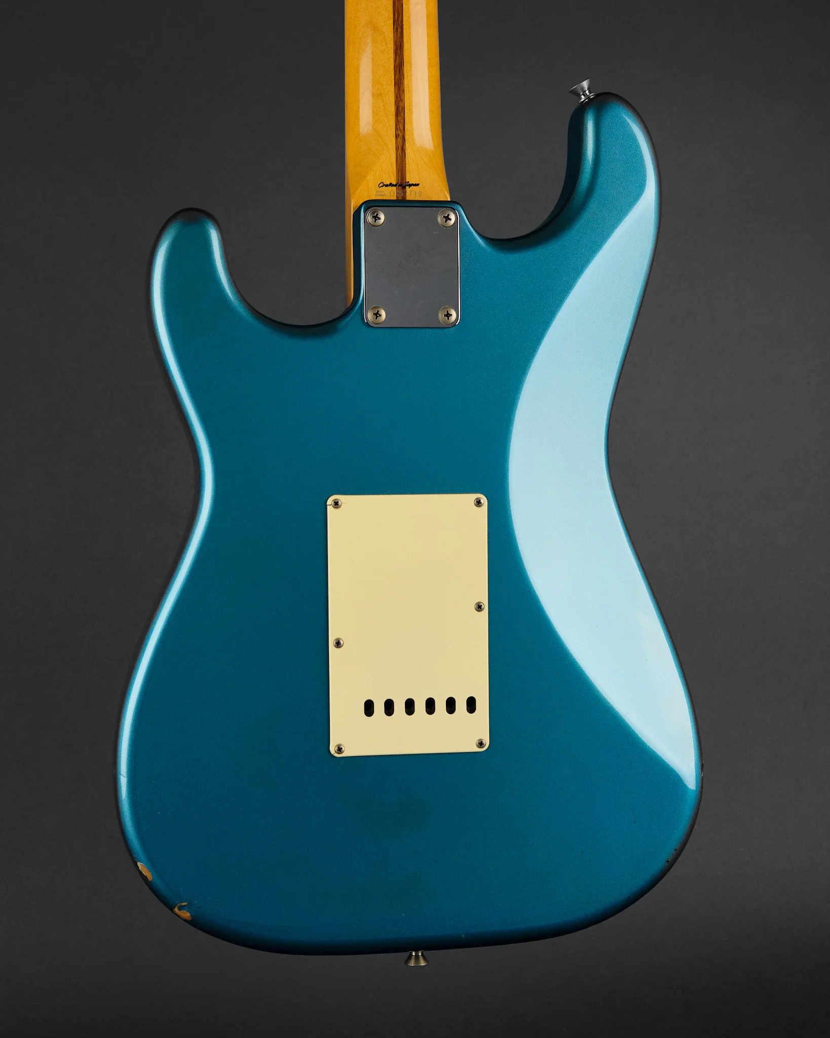1990s Fender CIJ ST57 Stratocaster Faded Lake Placid Blue - Image 3