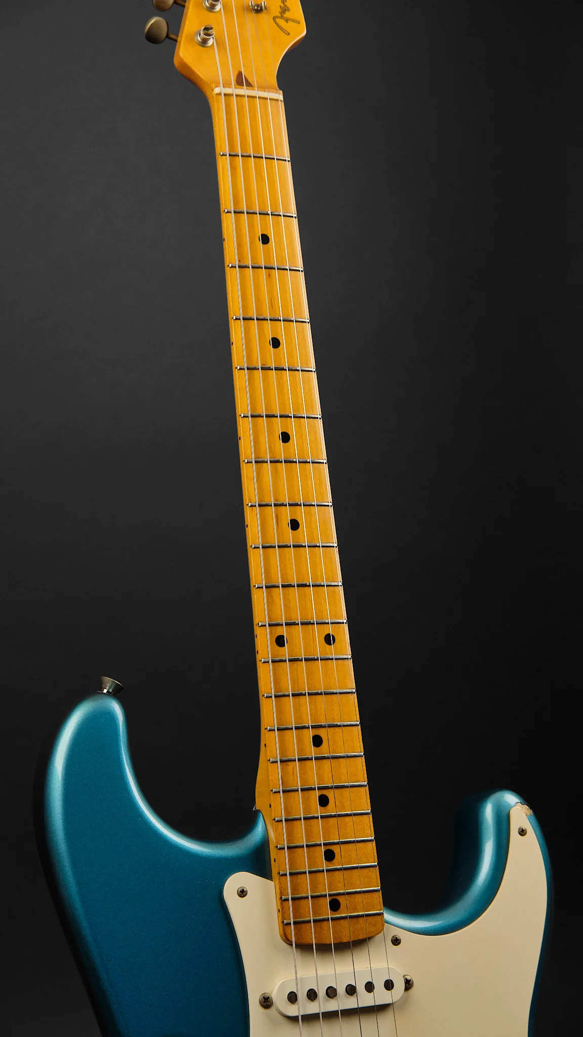 1990s Fender CIJ ST57 Stratocaster Faded Lake Placid Blue - Image 6