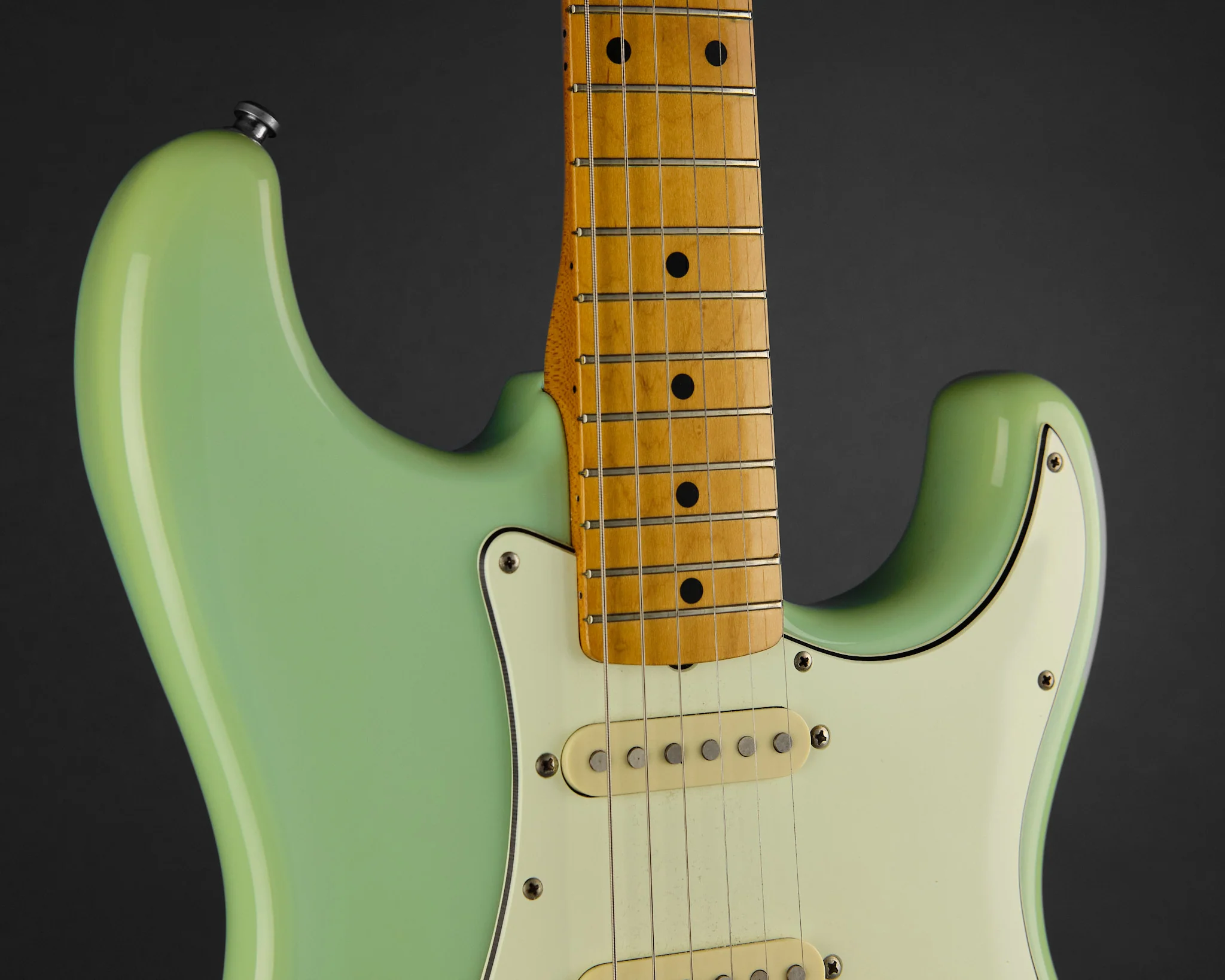 1990s Fender Japan ST-54 Stratocaster Seafoam Green - Image 11