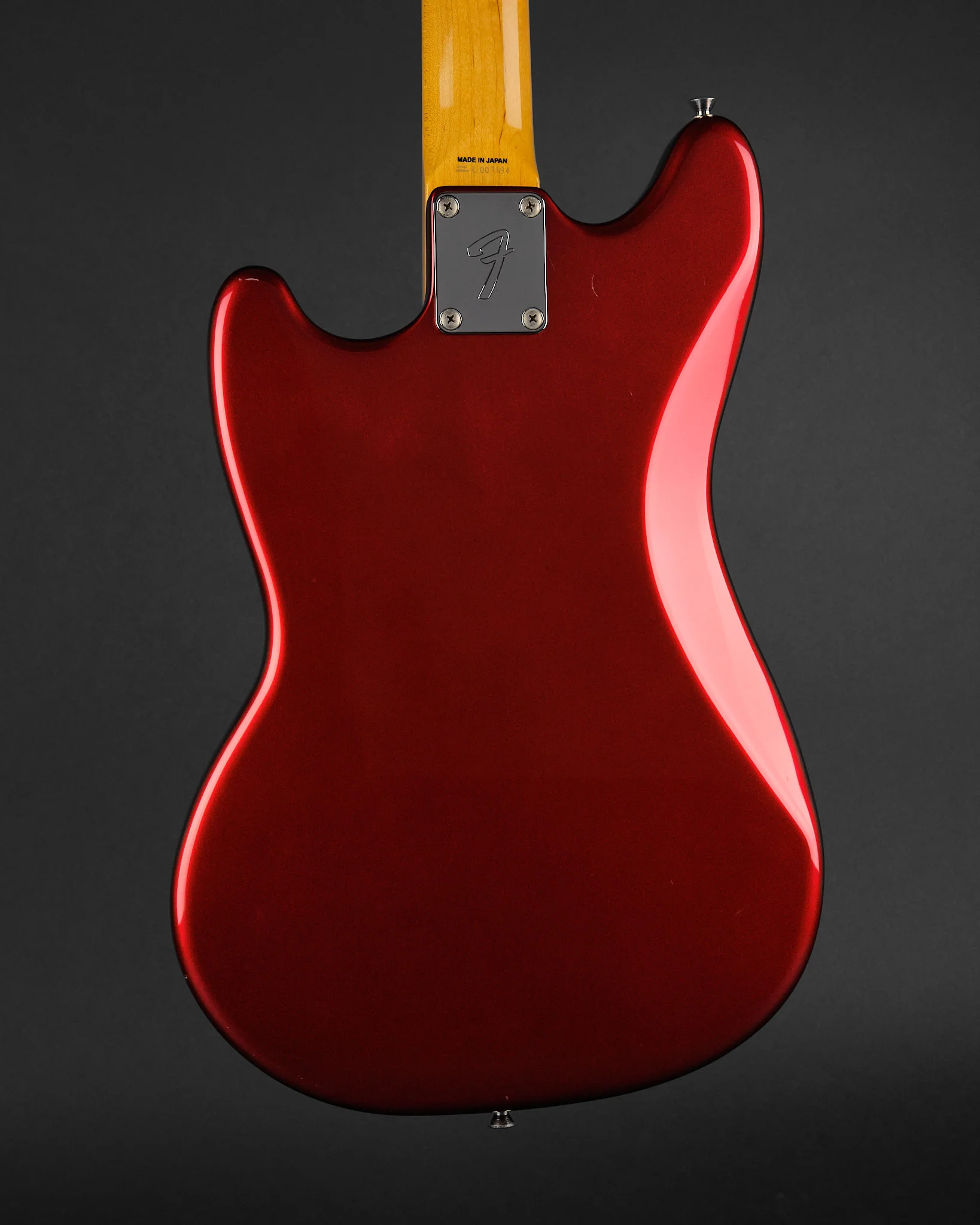 2009 Fender MIJ MG-69 Mustang Candy Apple Red - Image 3