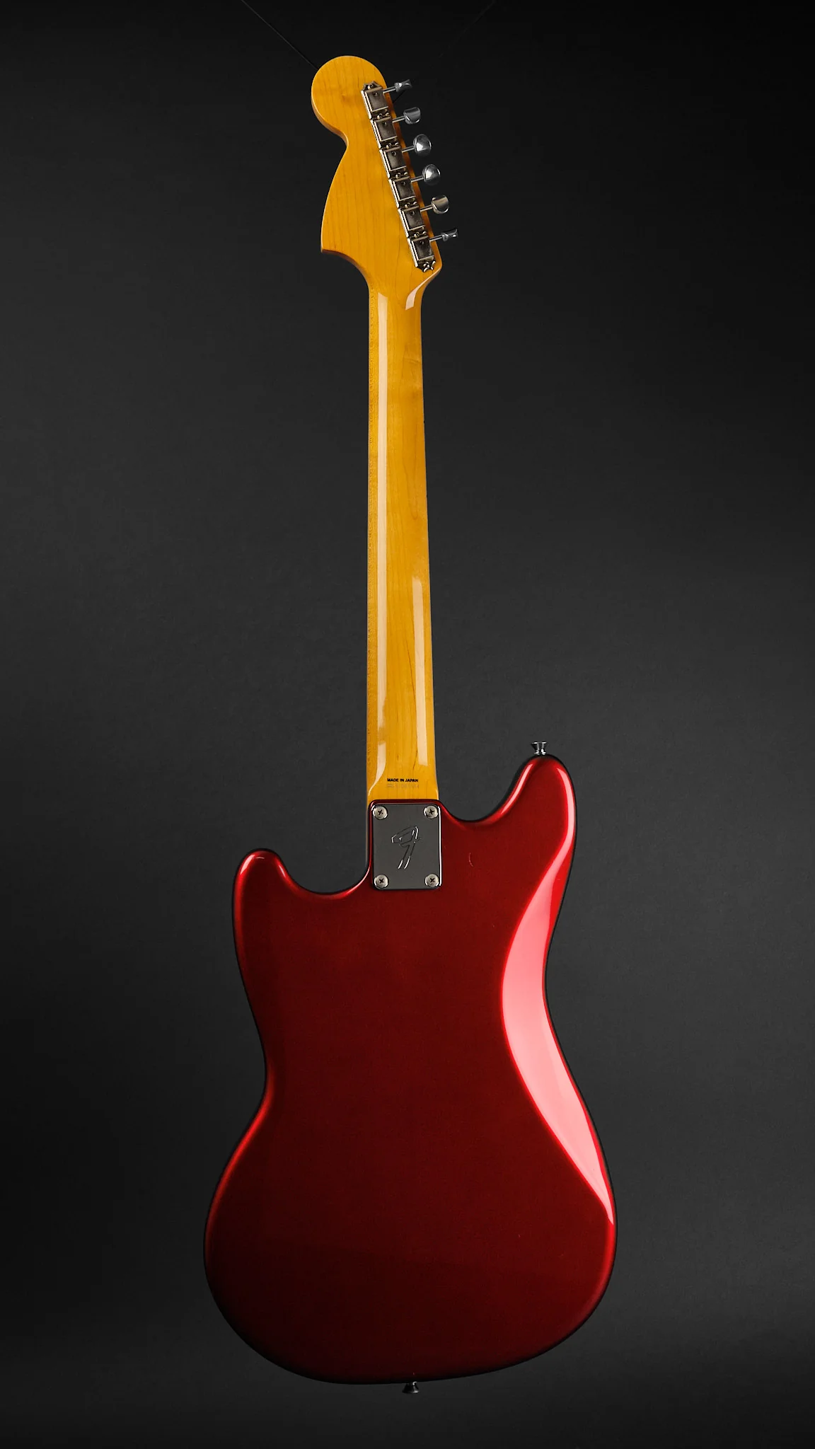 2009 Fender MIJ MG-69 Mustang Candy Apple Red - Image 4