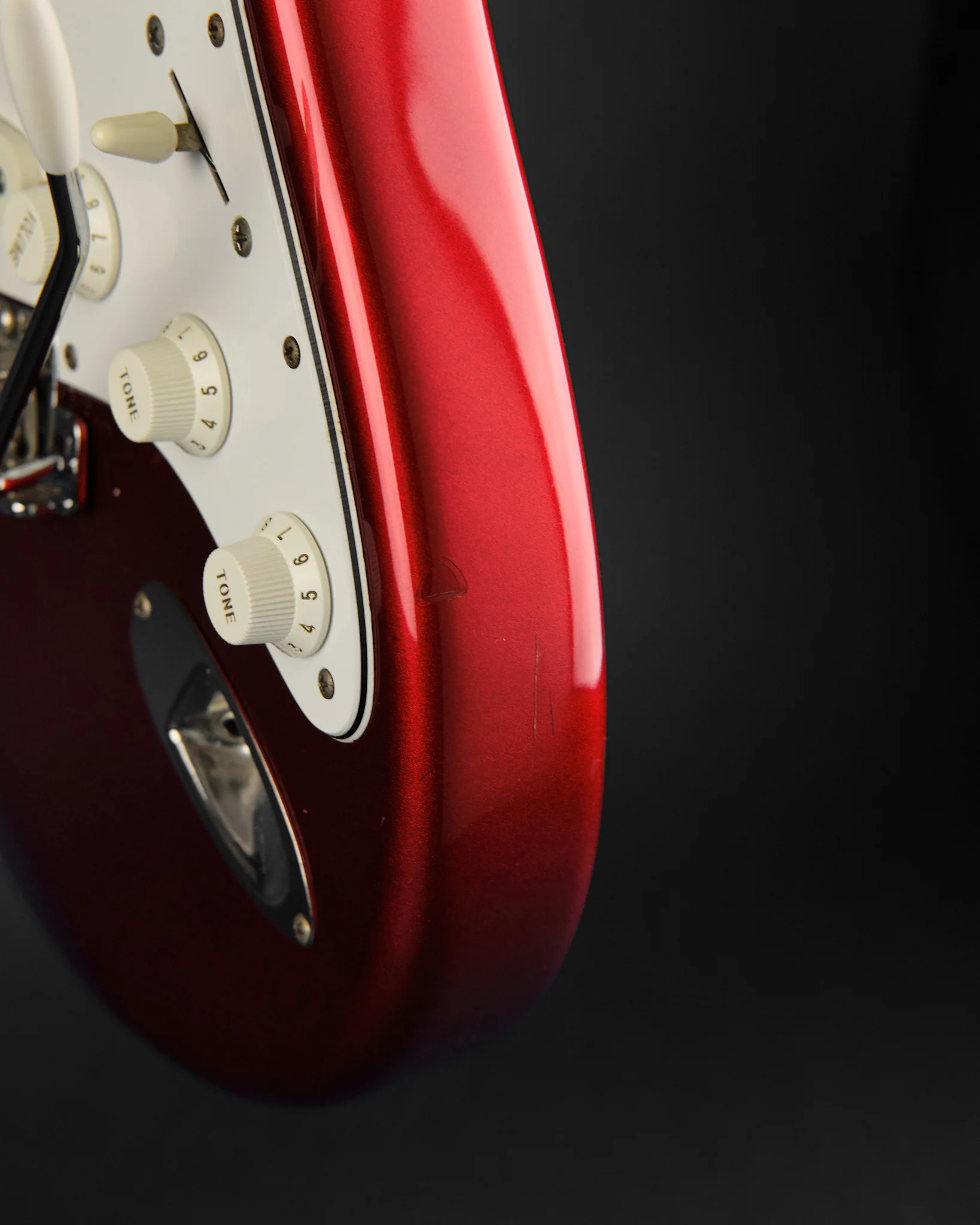 1990s Fender MIJ ST62-53 Stratocaster Candy Apple Red - Image 11