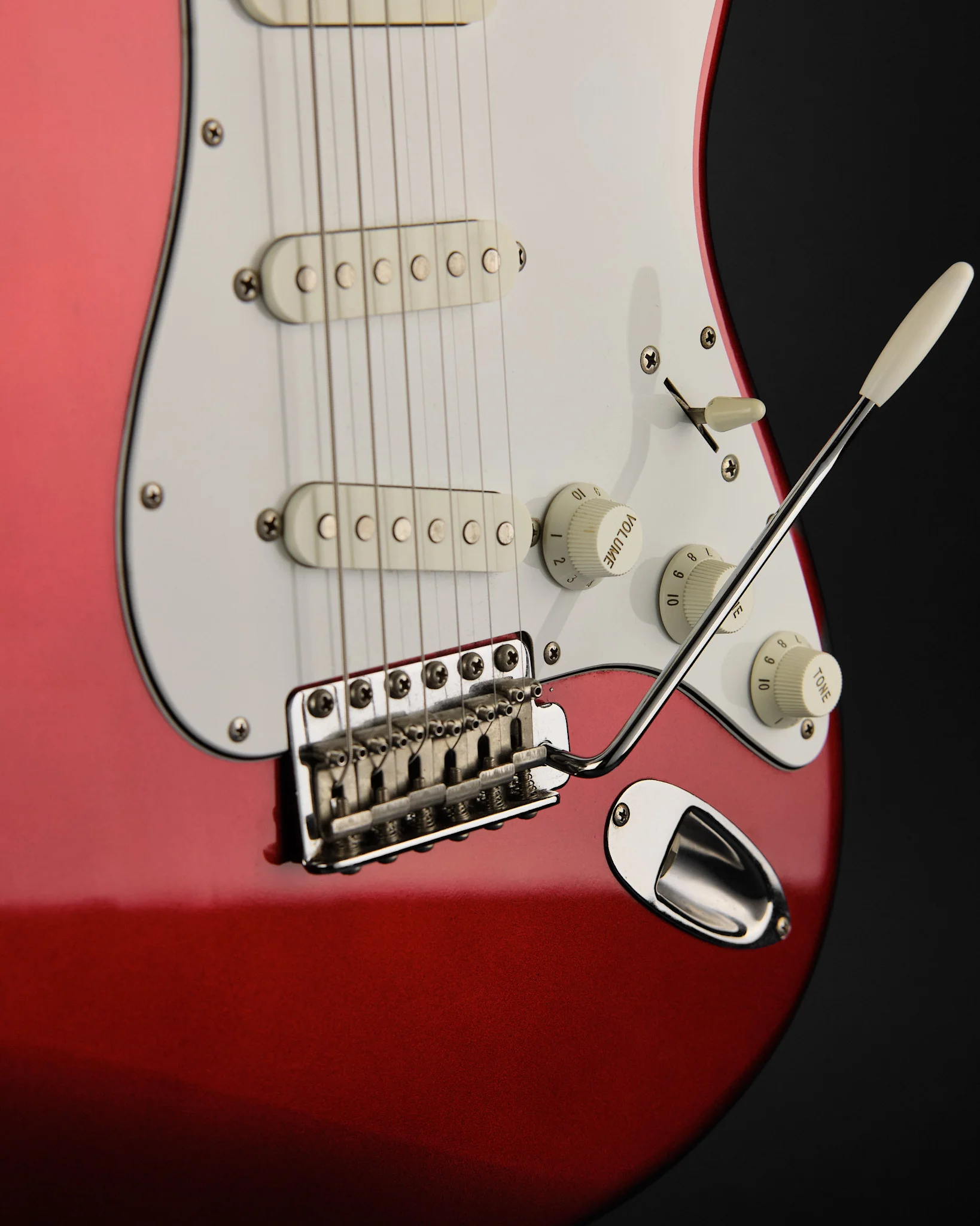 1990s Fender MIJ ST62-53 Stratocaster Candy Apple Red - Image 9