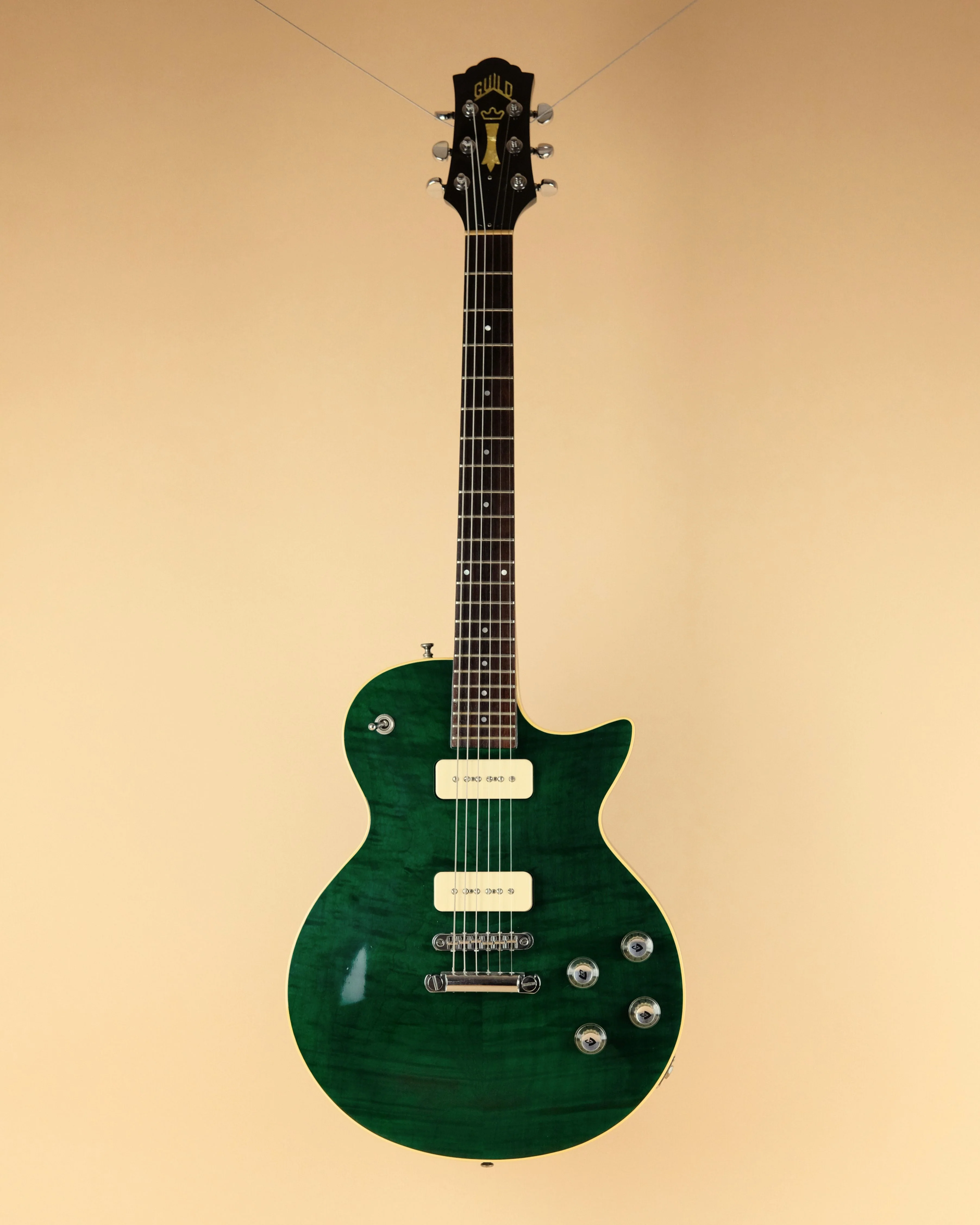 1990s Guild Blues 90 Emerald Green - Image 3