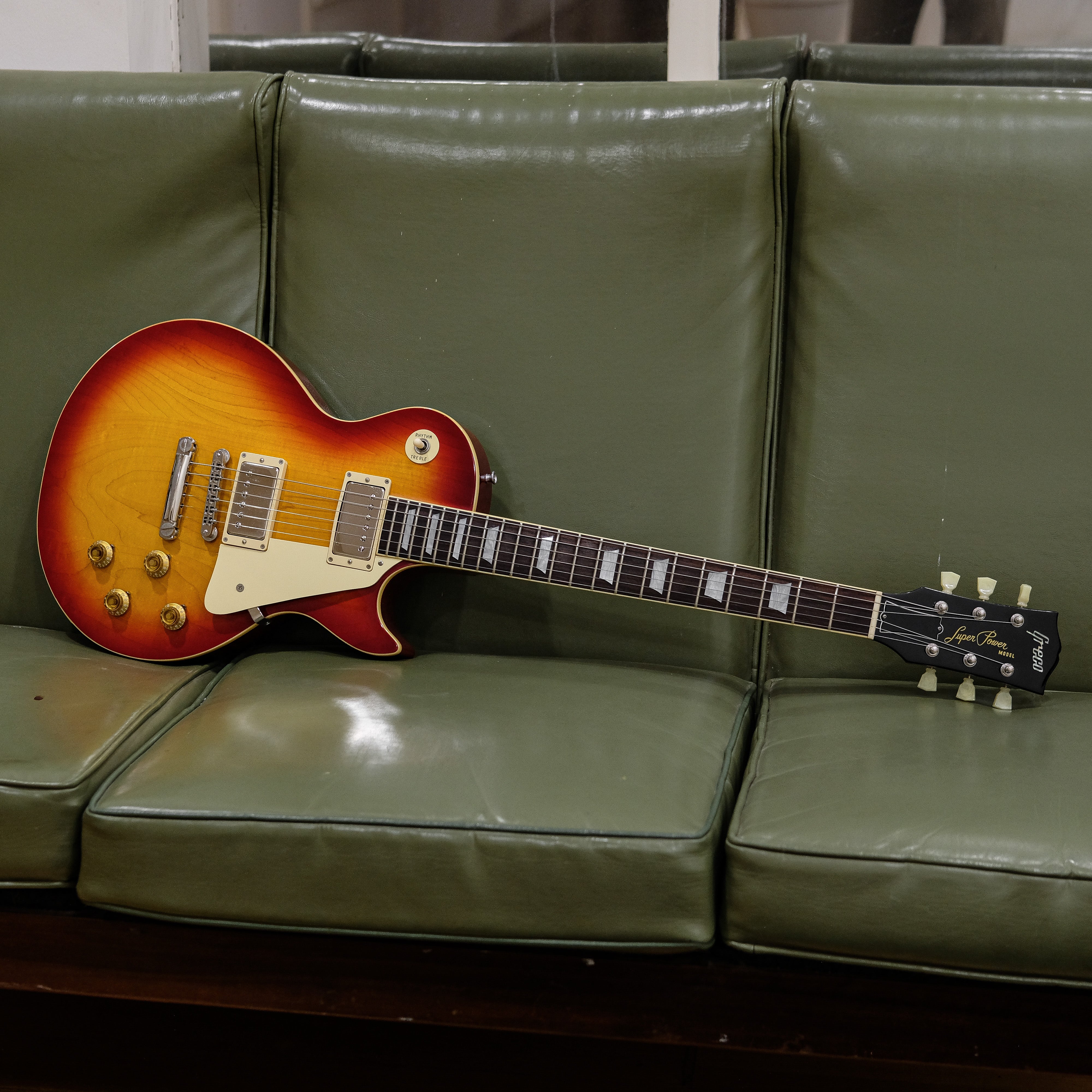 1991 Greco Super Power Cherry Sunburst - Image 6