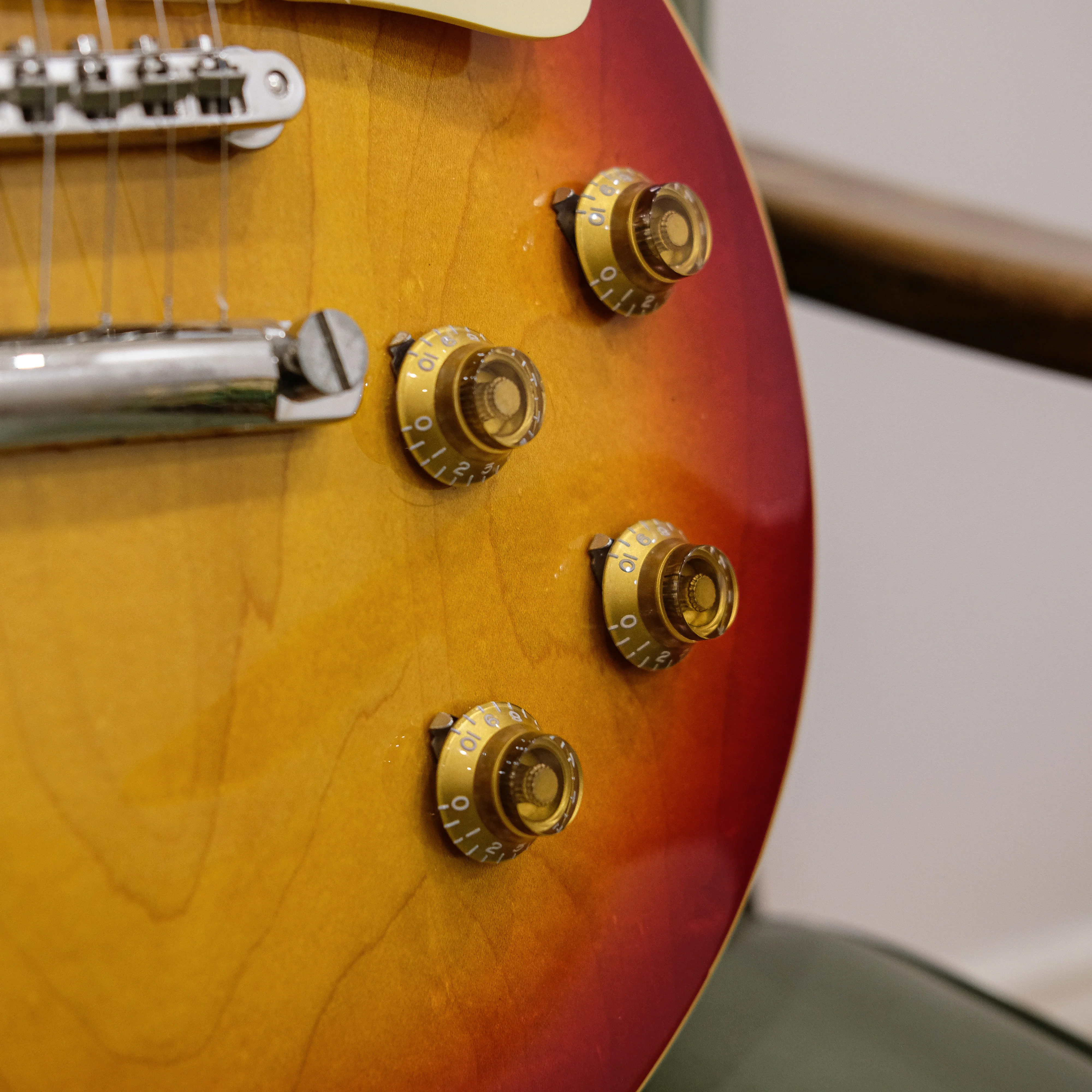 1991 Greco Super Power Cherry Sunburst - Image 9