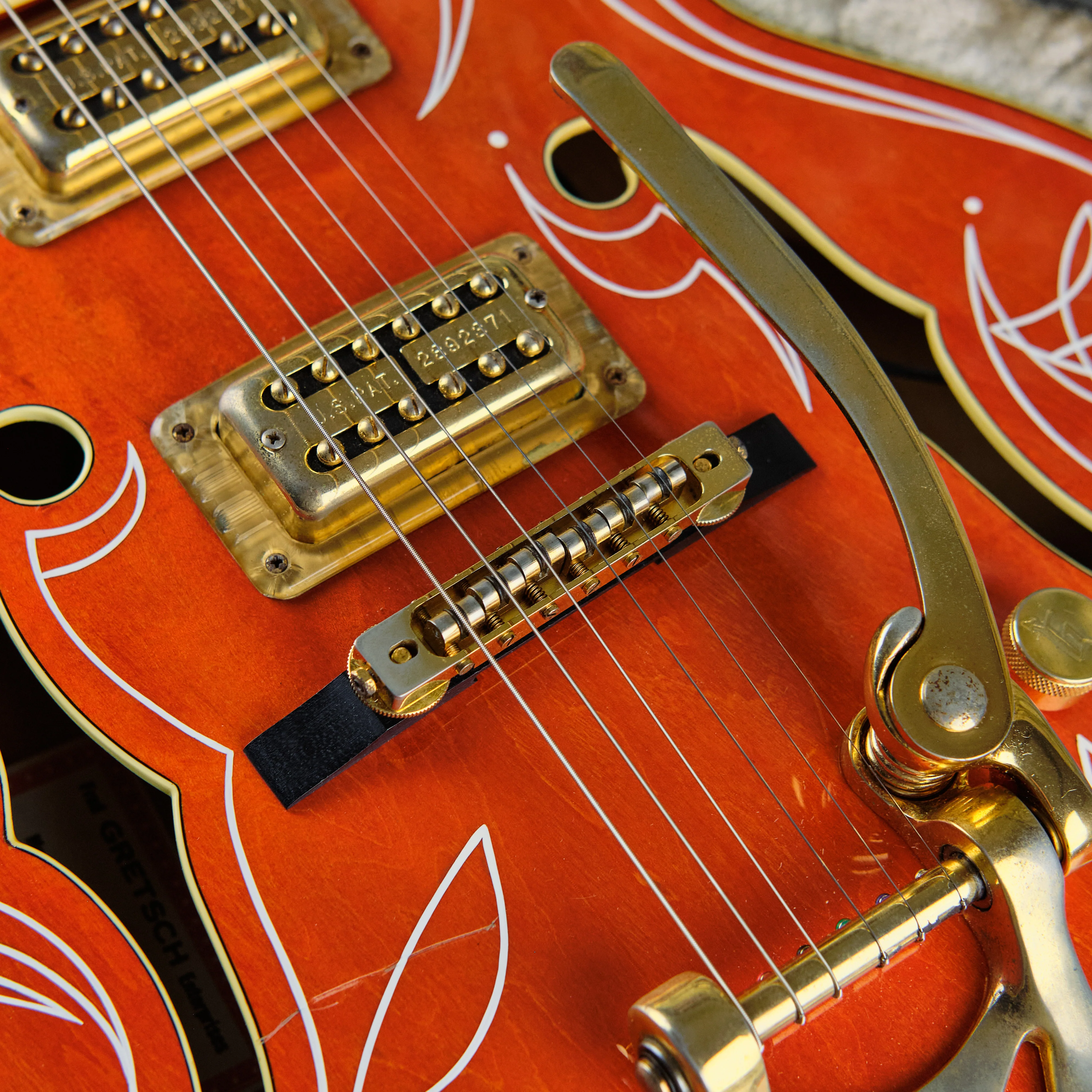 1991 Gretsch 6120W Nashville Western Orange - Image 10