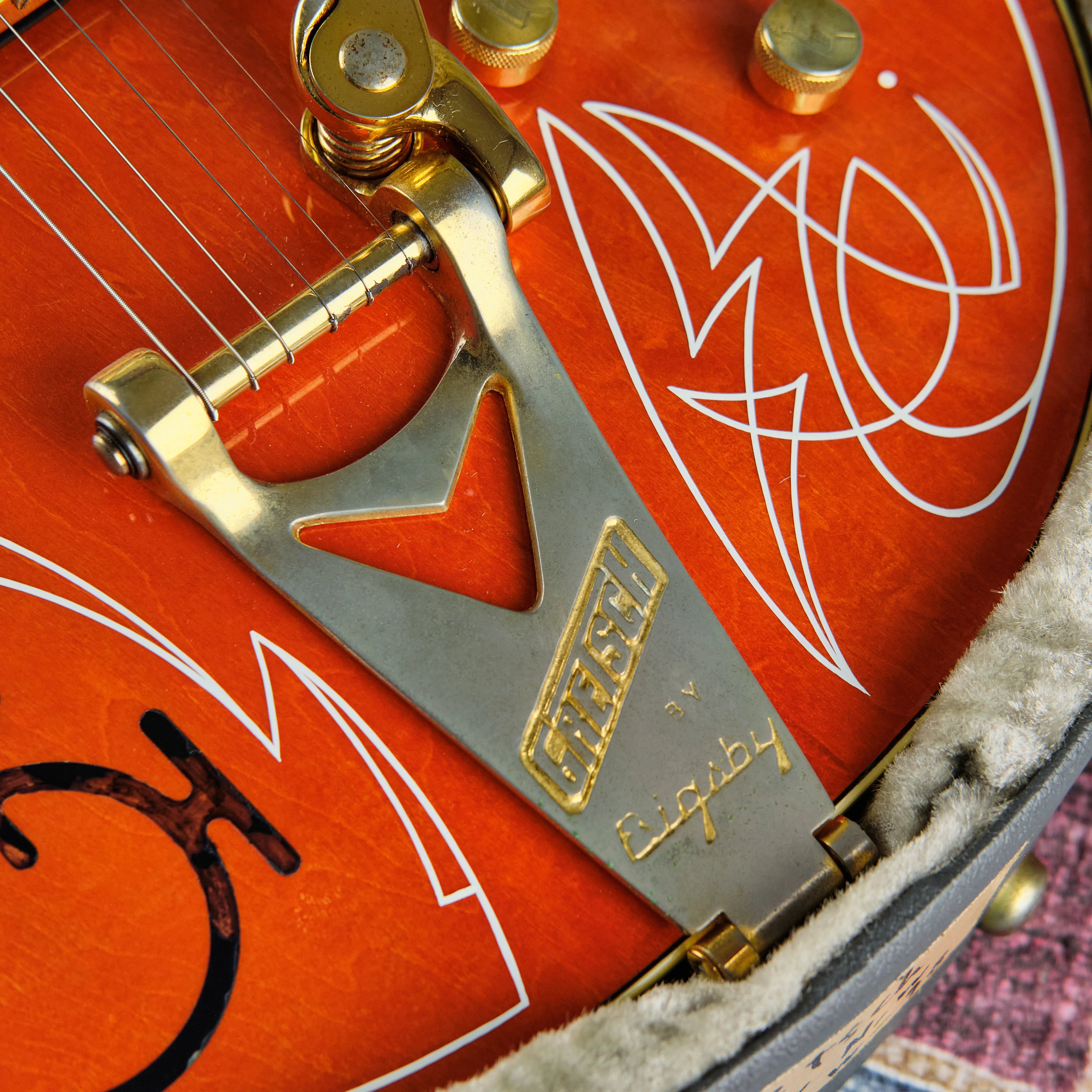 1991 Gretsch 6120W Nashville Western Orange - Image 11