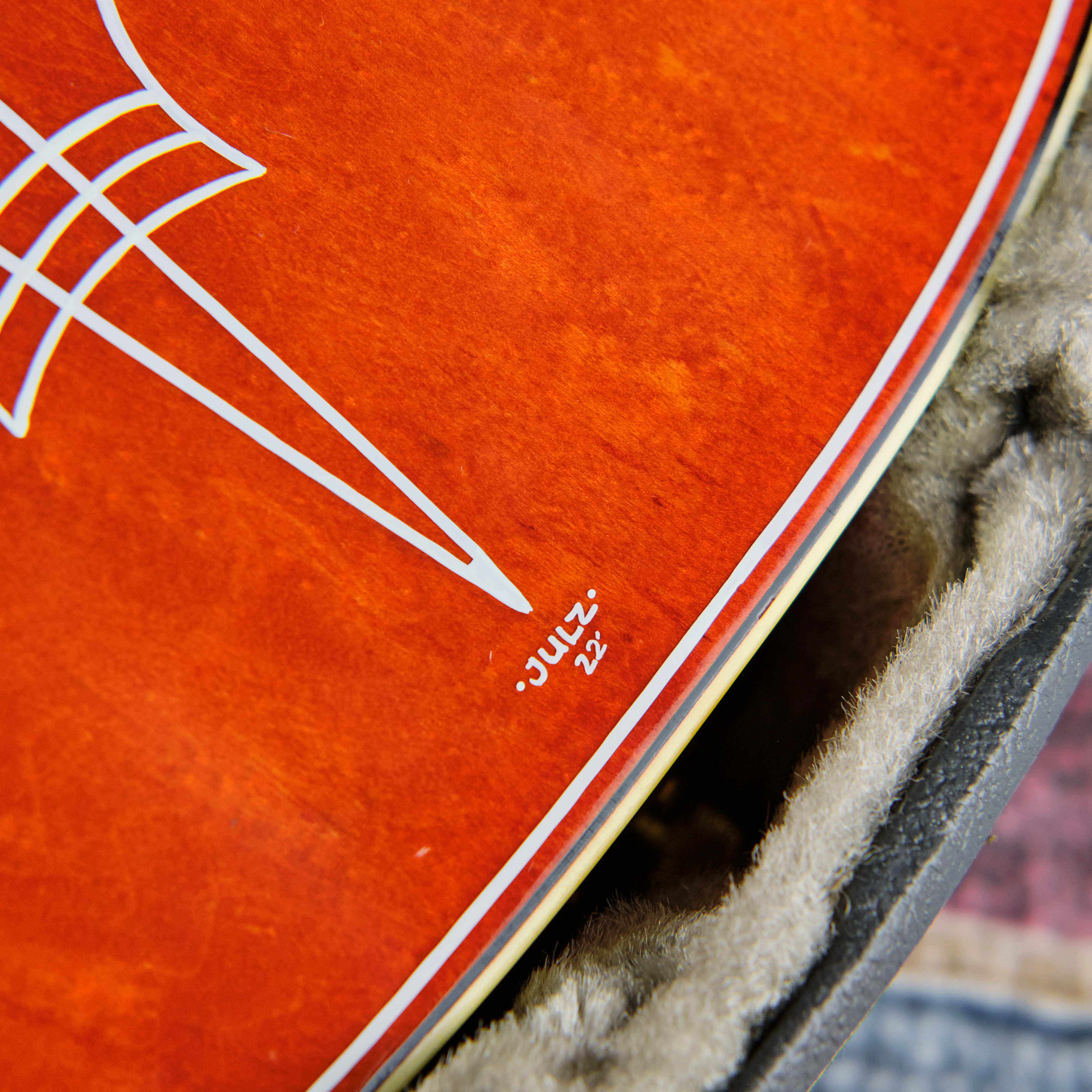 1991 Gretsch 6120W Nashville Western Orange - Image 12