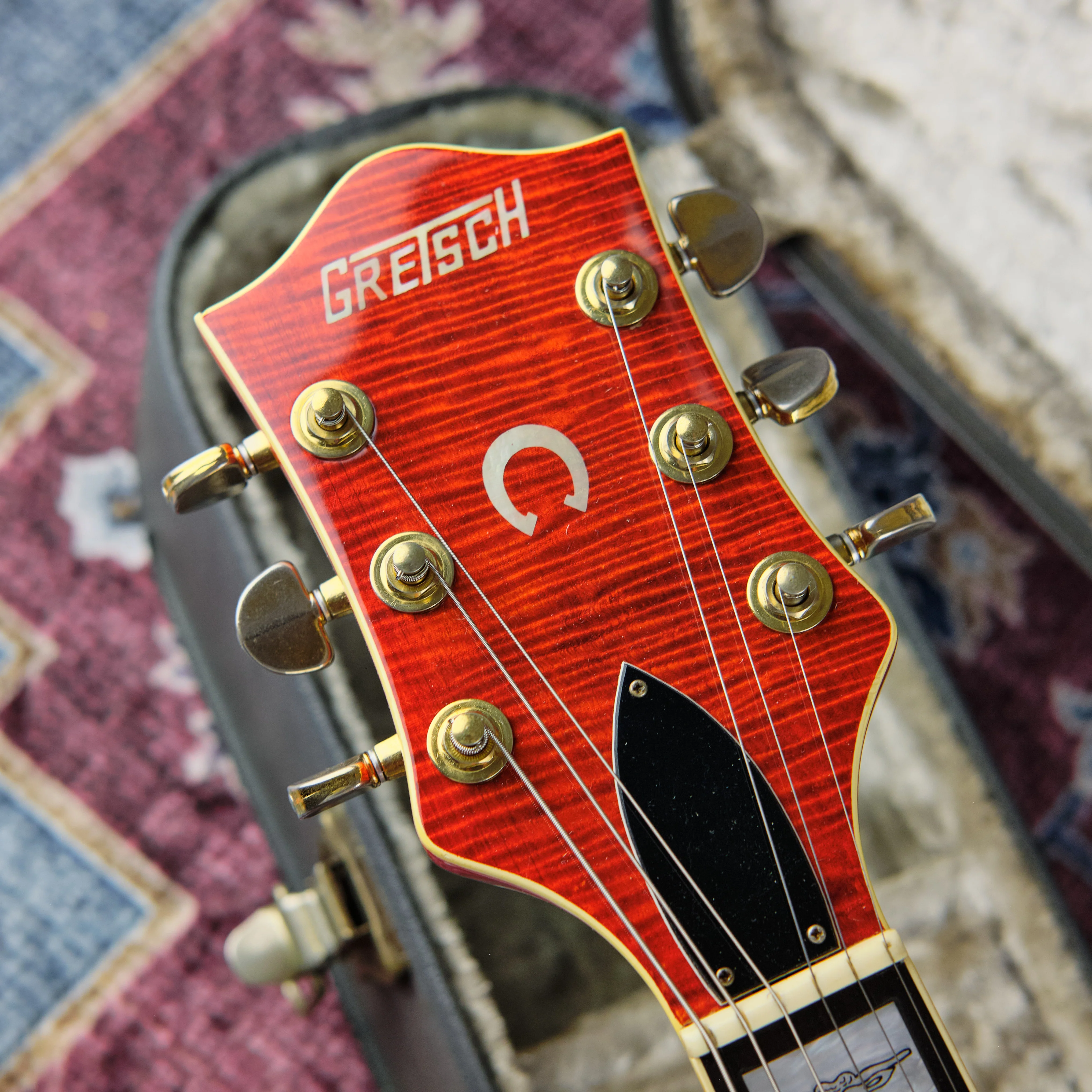 1991 Gretsch 6120W Nashville Western Orange - Image 2