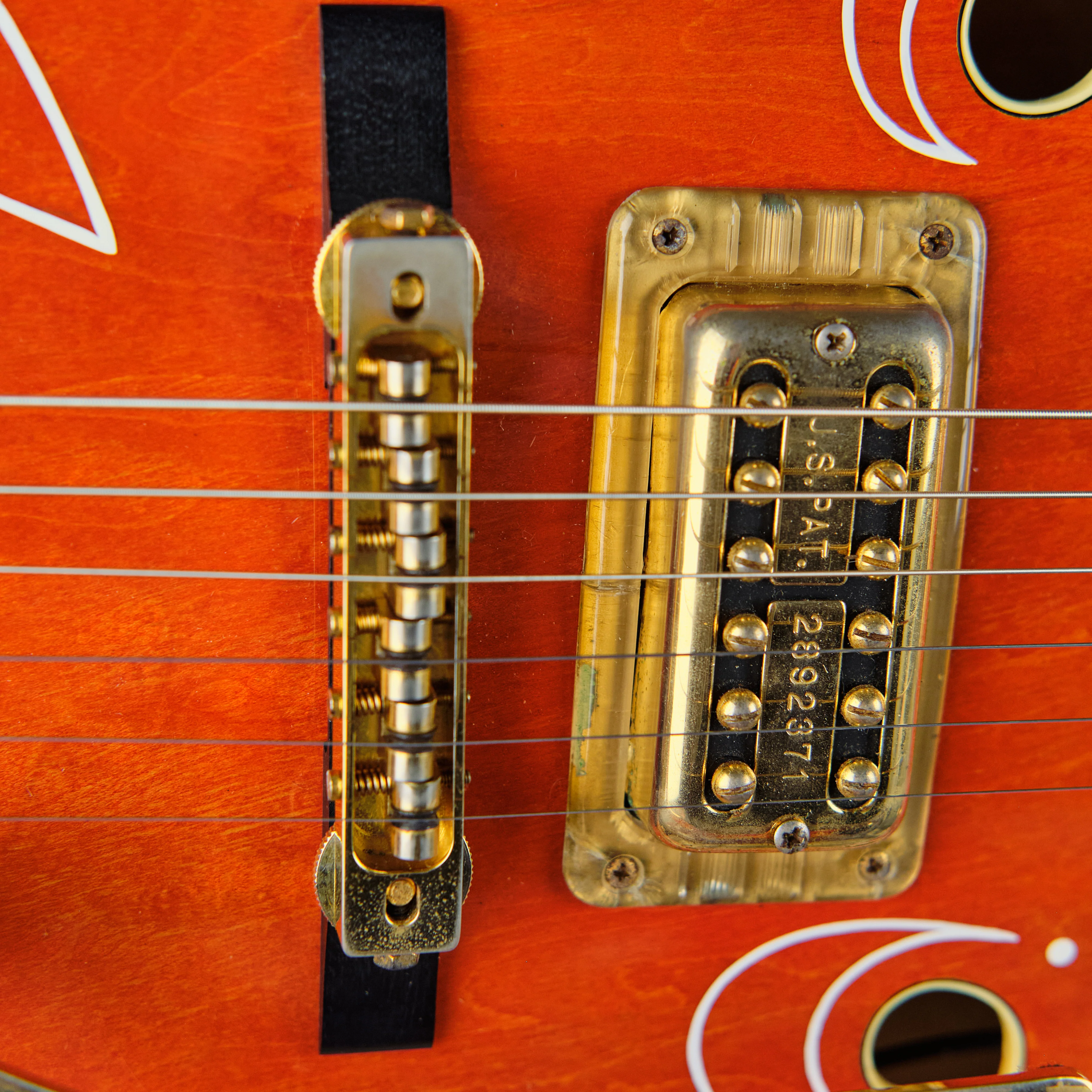 1991 Gretsch 6120W Nashville Western Orange - Image 8