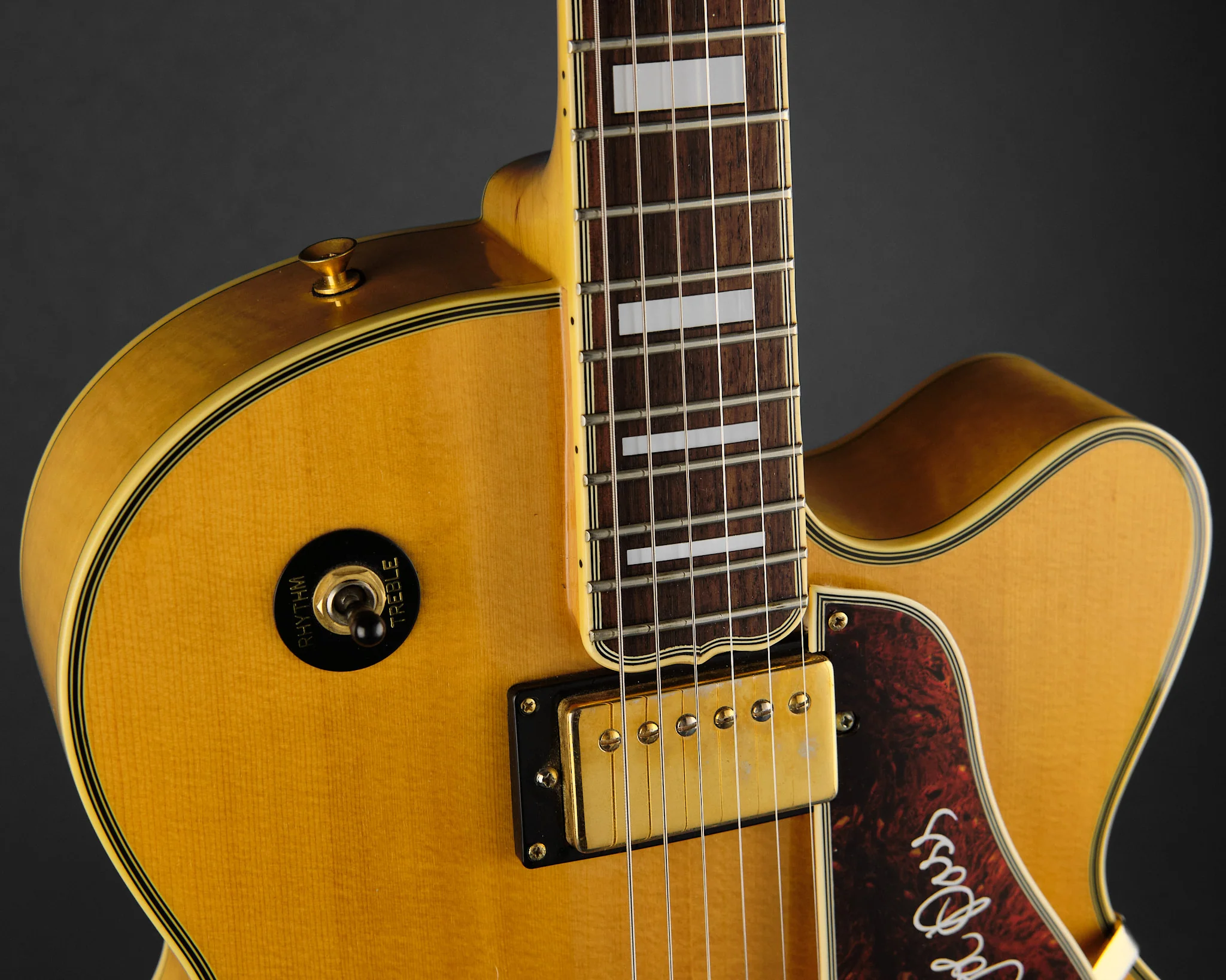 1994 Epiphone Joe Pass Signature Emperor II Natural - Image 10