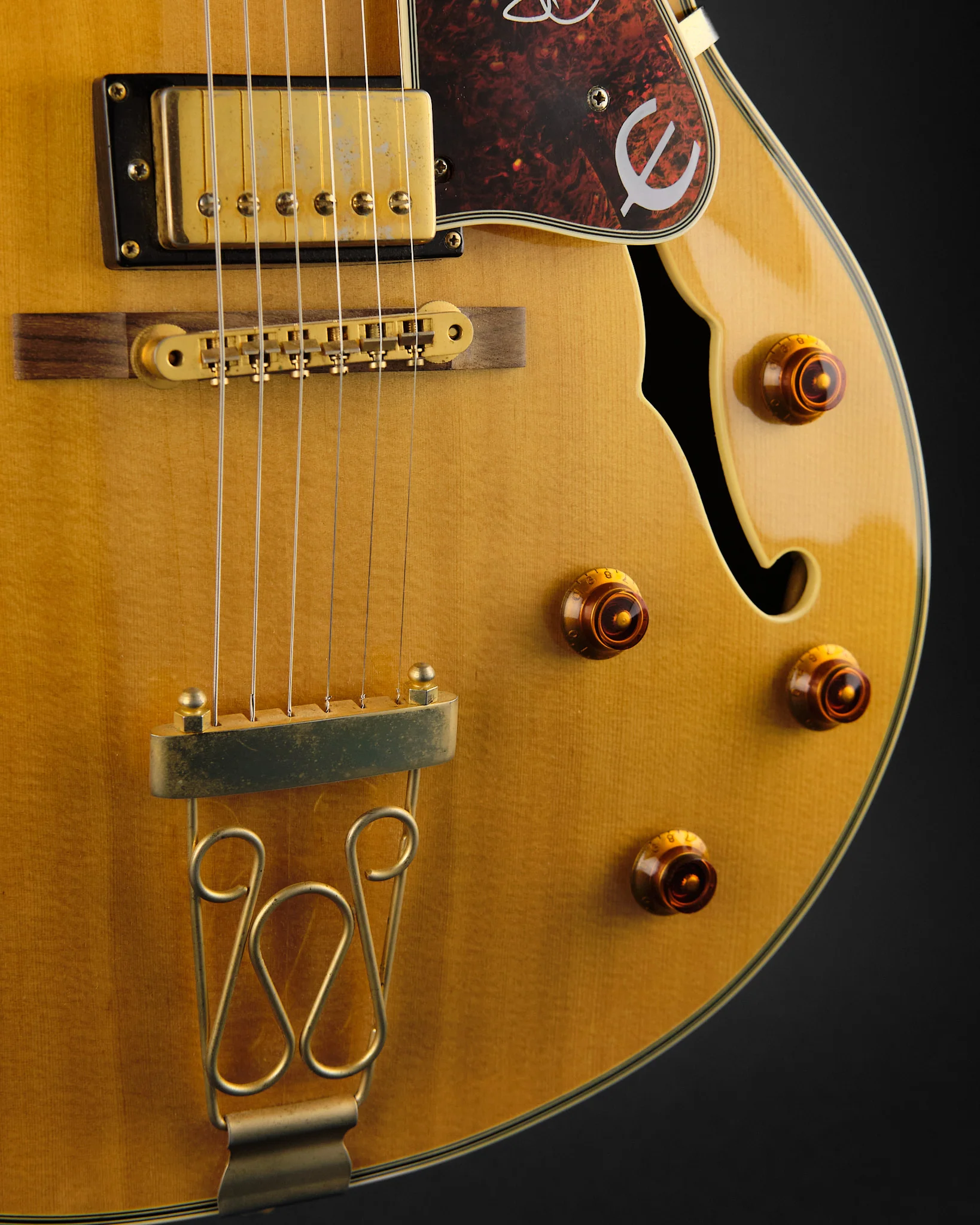 1994 Epiphone Joe Pass Signature Emperor II Natural - Image 9