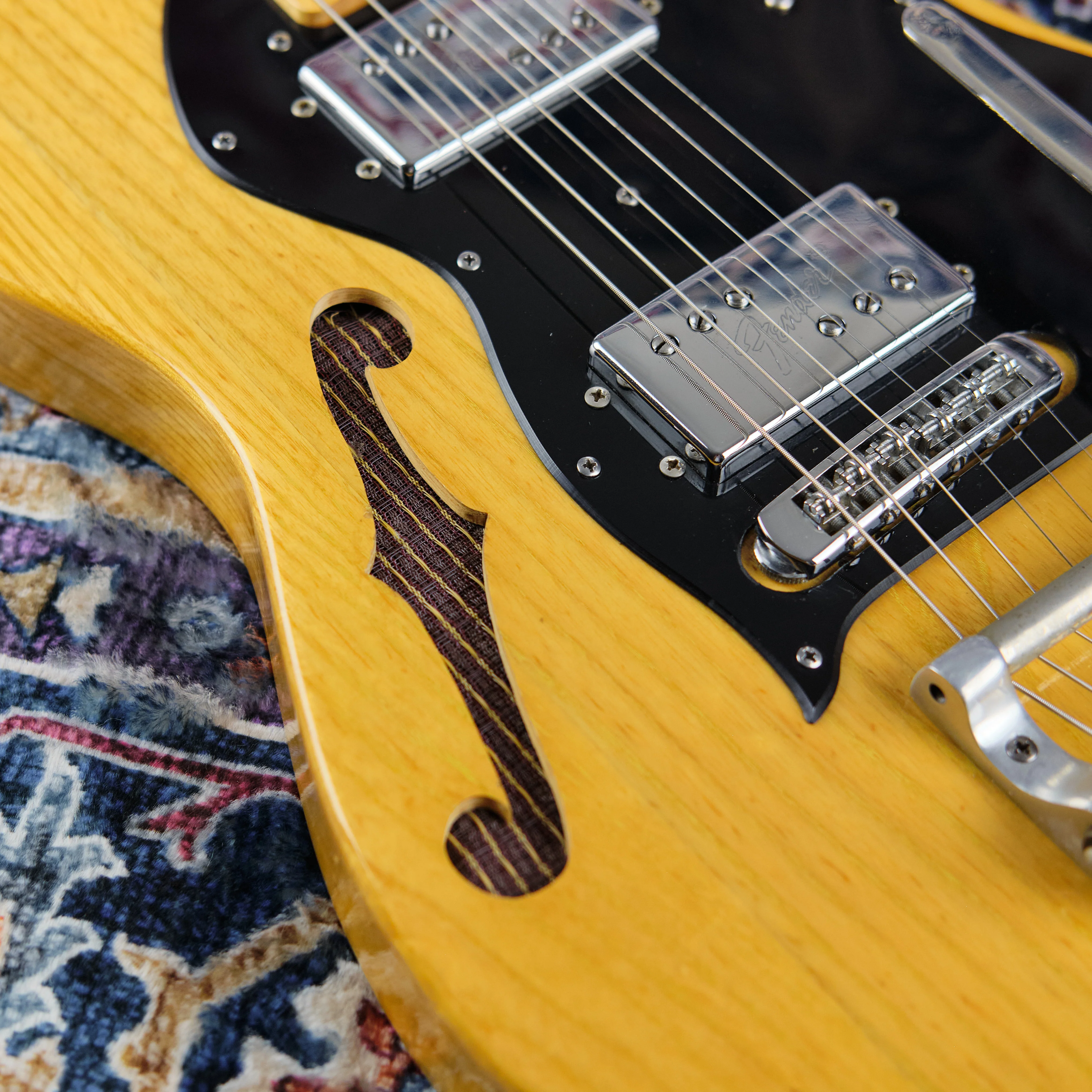 1996 Fender Japan TN-72 Thinline '72 Reissue Telecaster Ash - Image 6