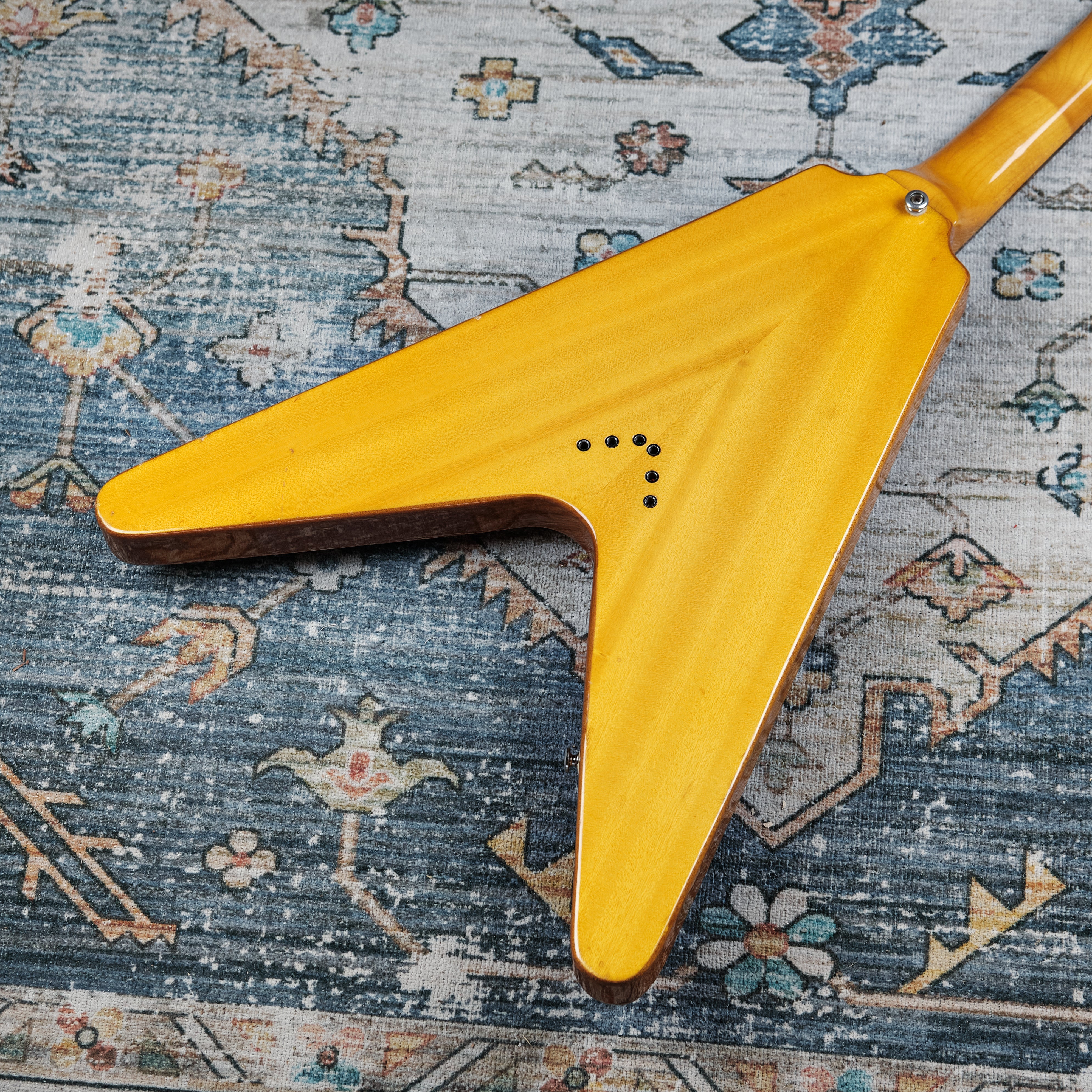 1998 Epiphone ’58 Flying V Korina - Image 3