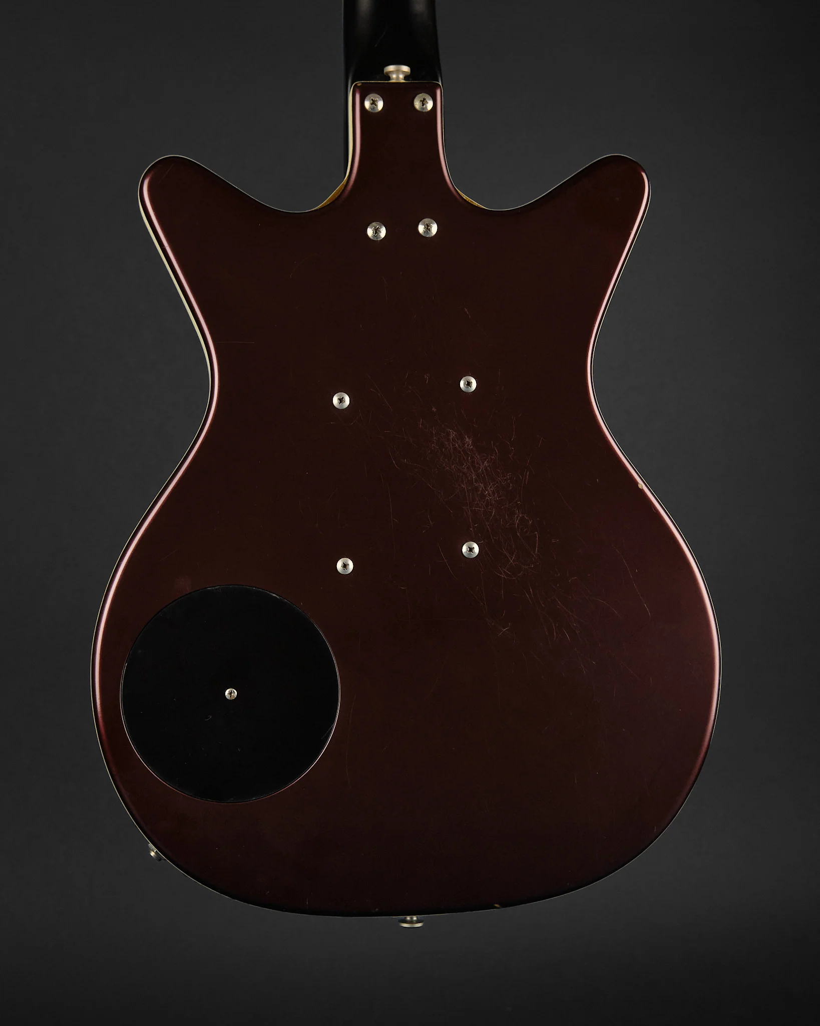 2000s Danelectro DC59 Burgundy Metallic - Image 3