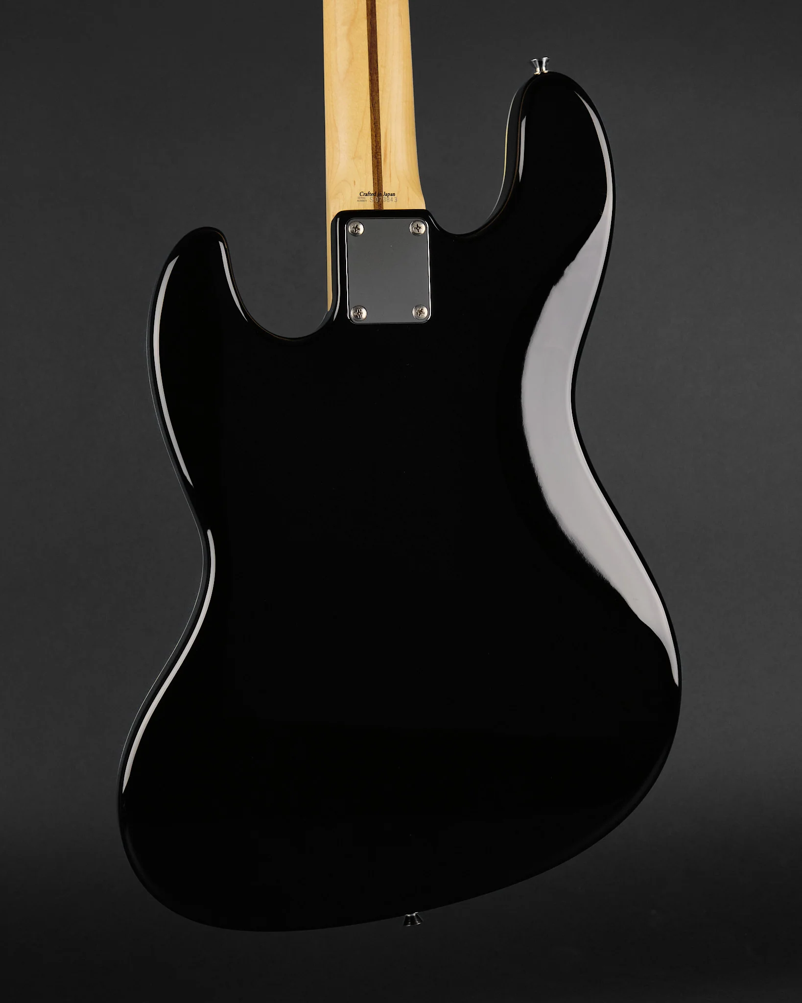 2000s Fender CIJ Aerodyne Jazz Bass Black - Image 3