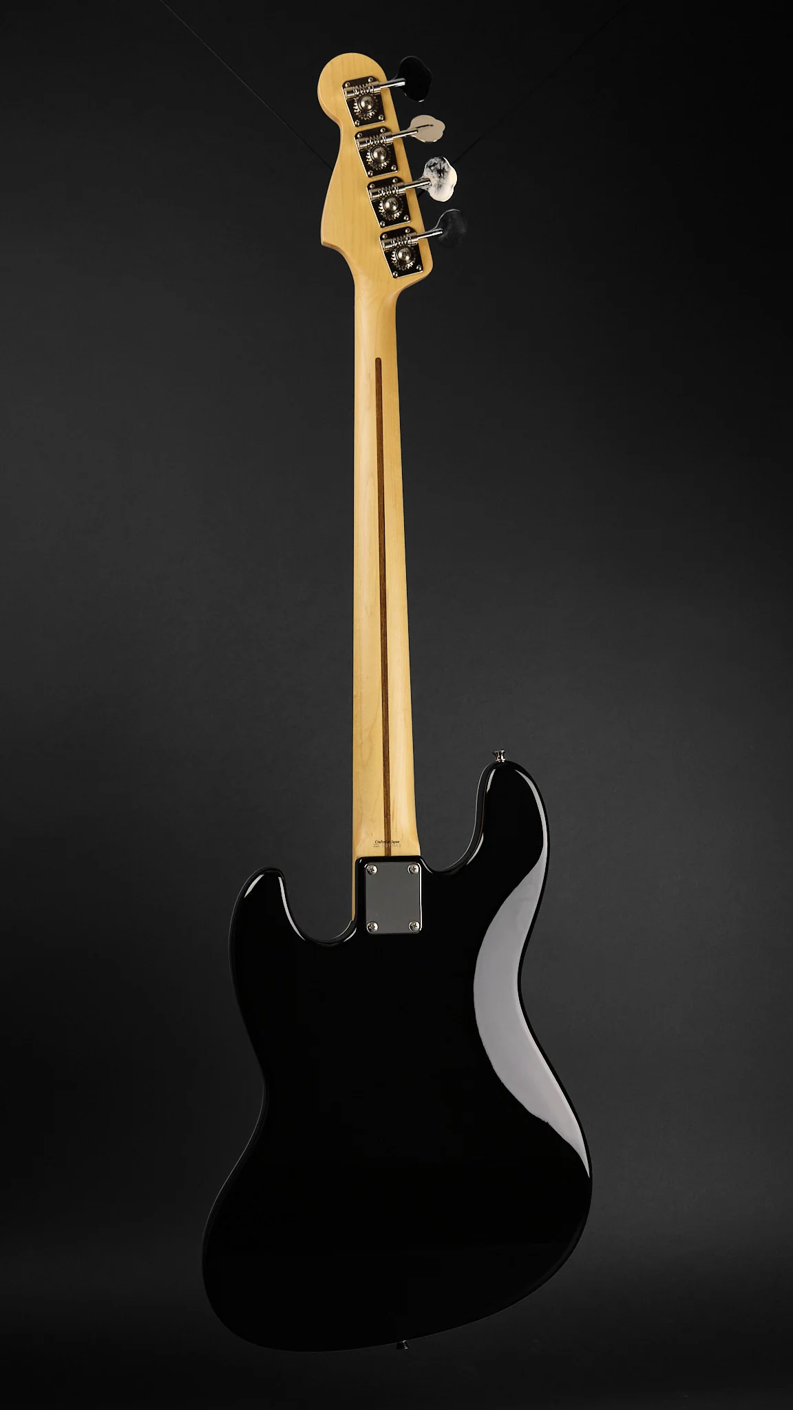 2000s Fender CIJ Aerodyne Jazz Bass Black - Image 5