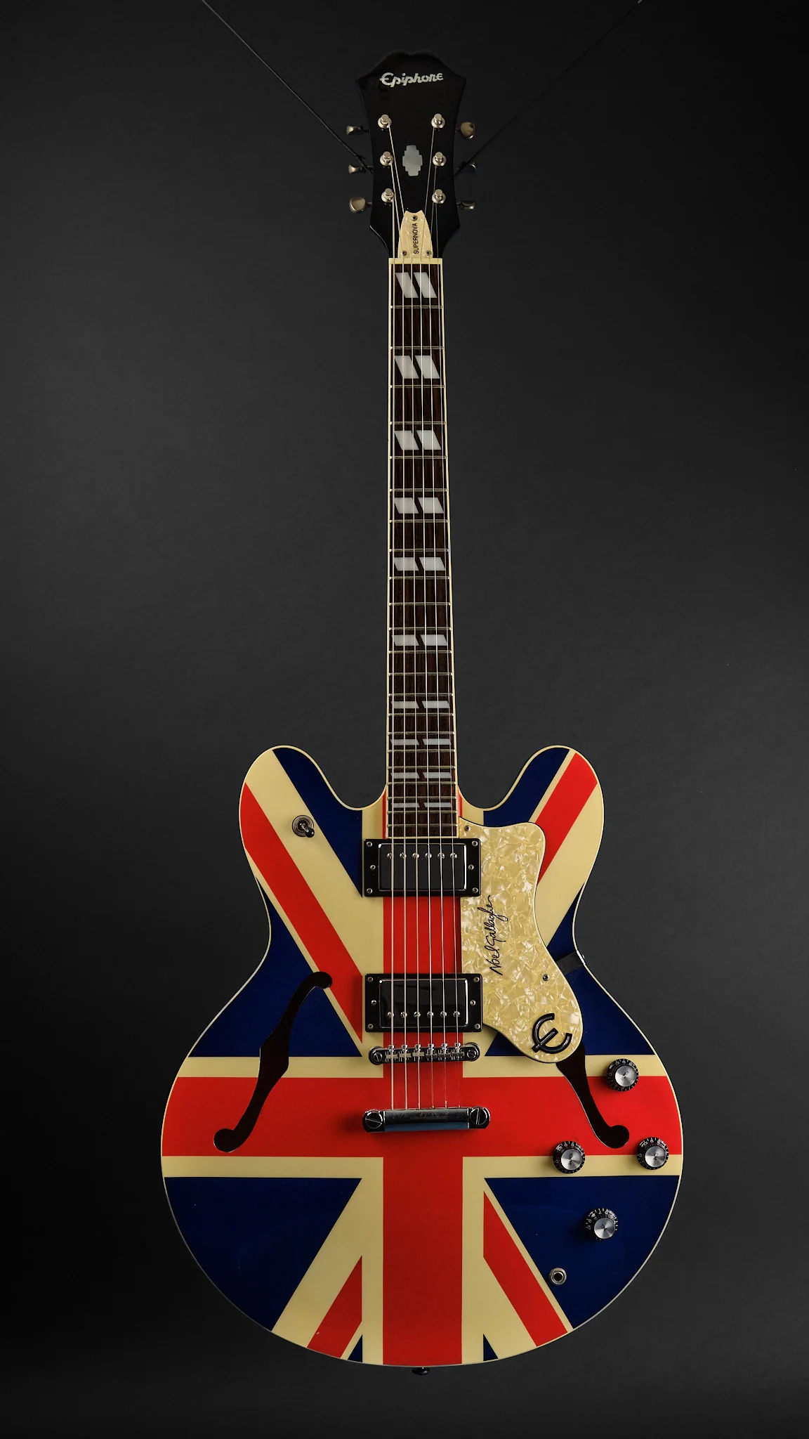 2001 Epiphone Noel Gallagher Signature Supernova Union Jack - Image 4