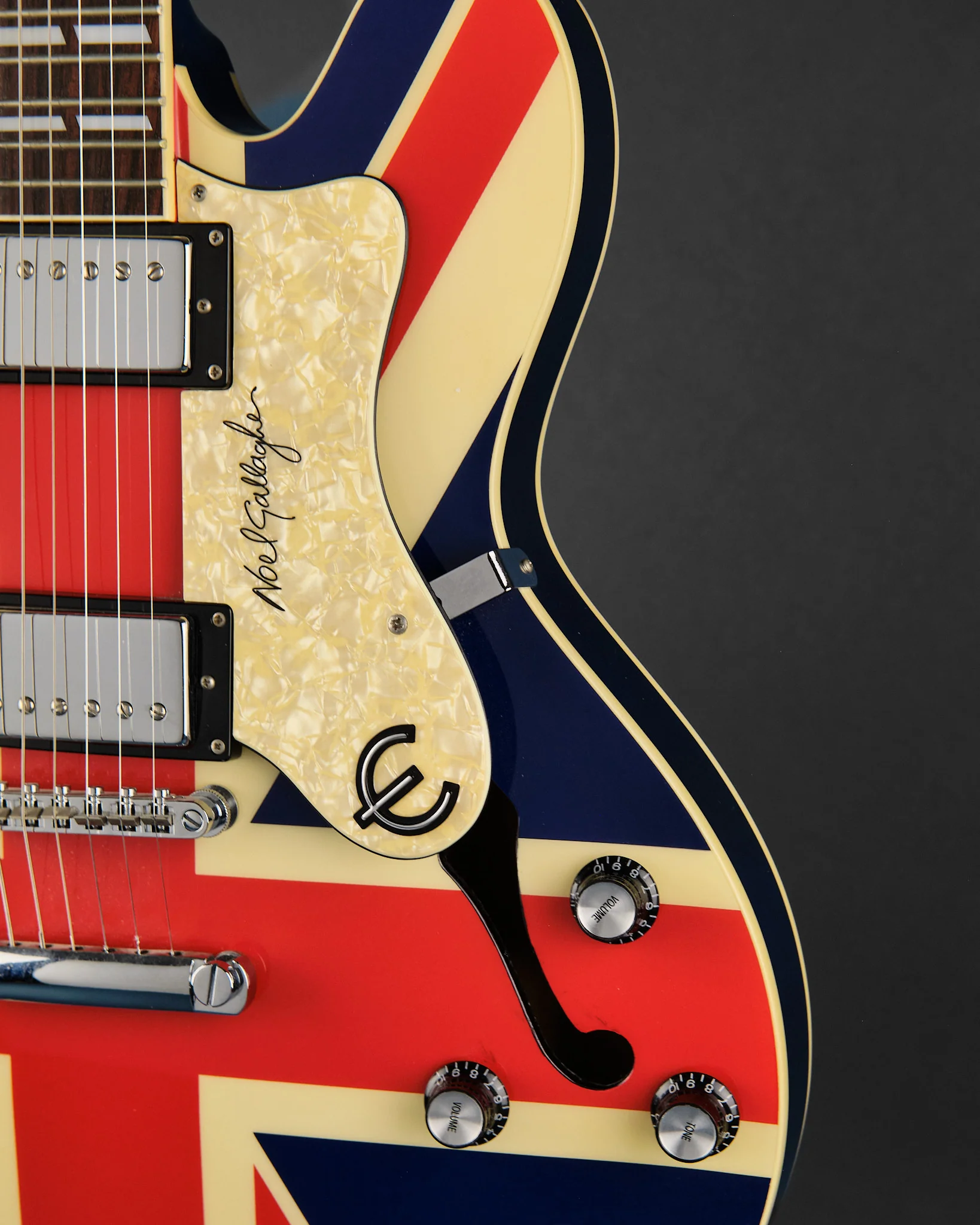 2001 Epiphone Noel Gallagher Signature Supernova Union Jack - Image 7