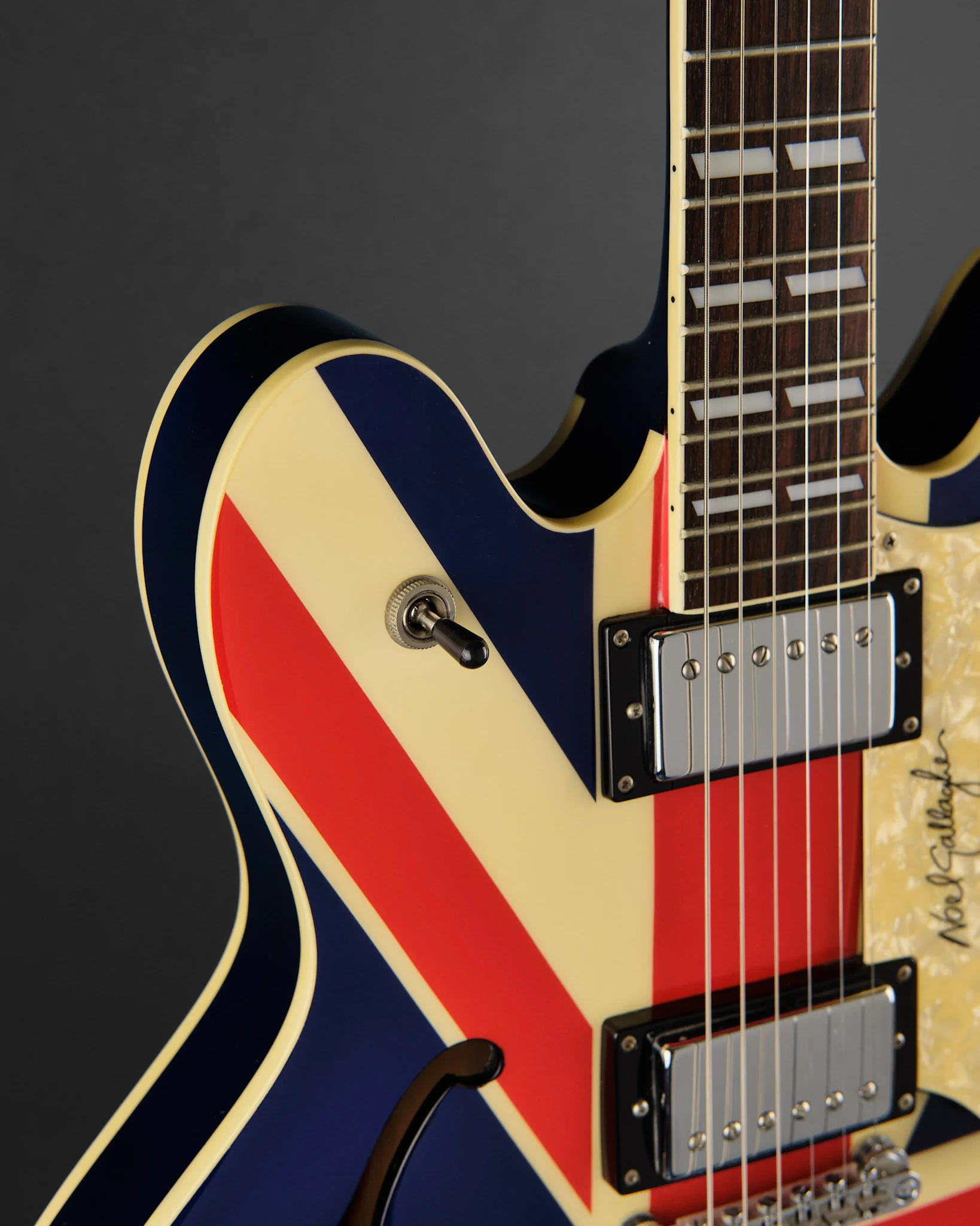 2001 Epiphone Noel Gallagher Signature Supernova Union Jack - Image 8