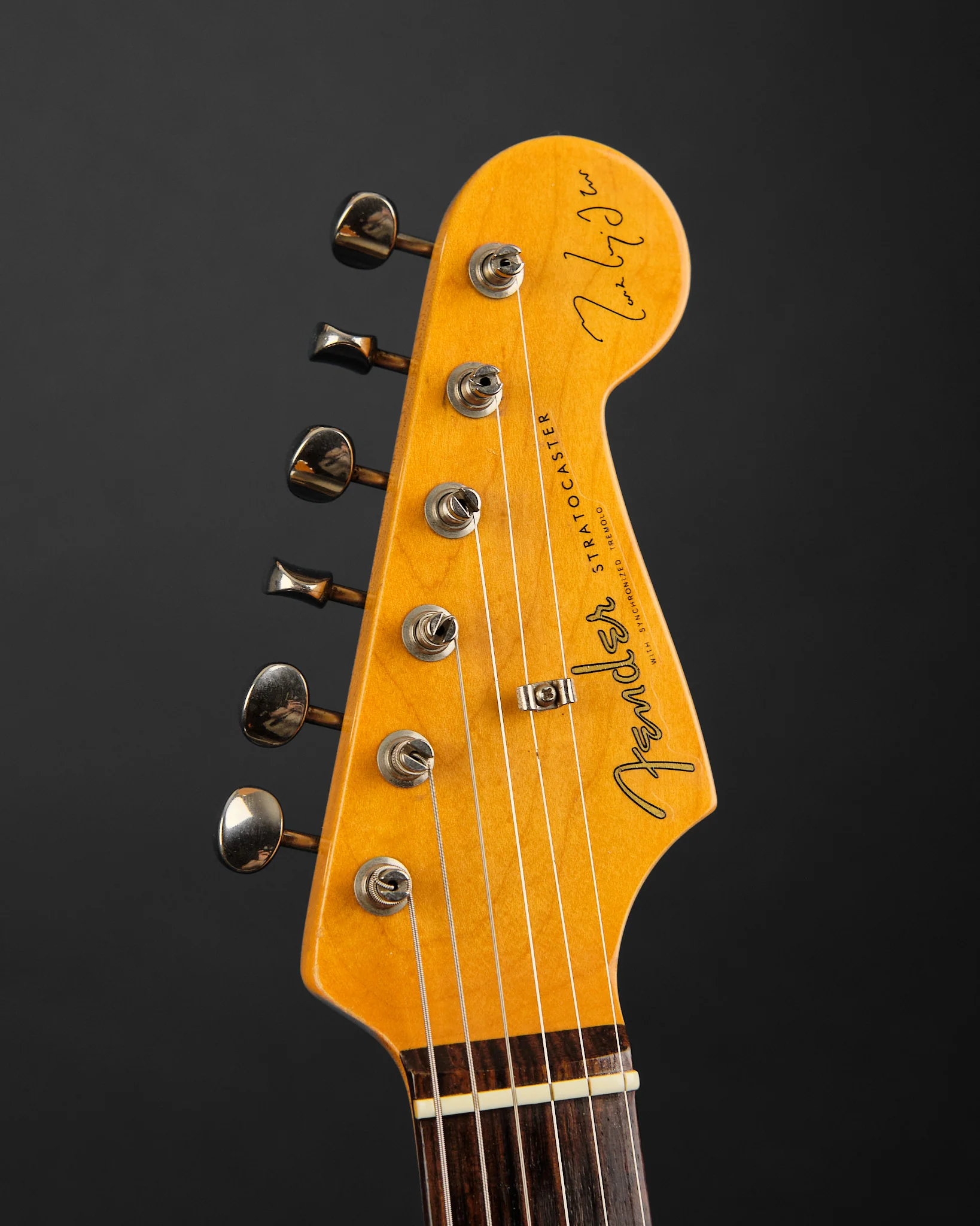 2003 Fender Mark Knopfler Stratocaster Dakota Red - Image 3
