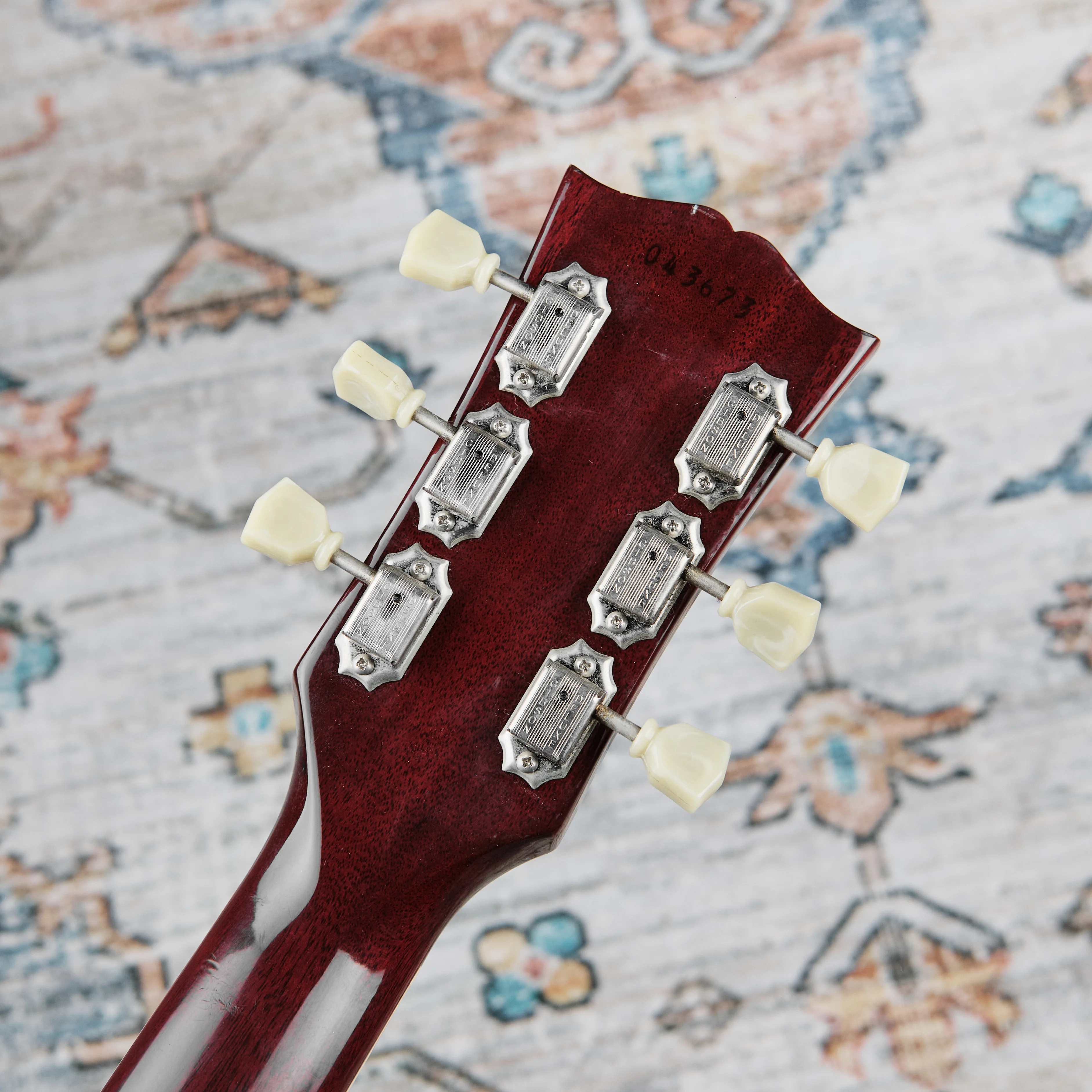 2004 Gibson Les Paul 1960 Classic Wine Red OHSC - Image 5