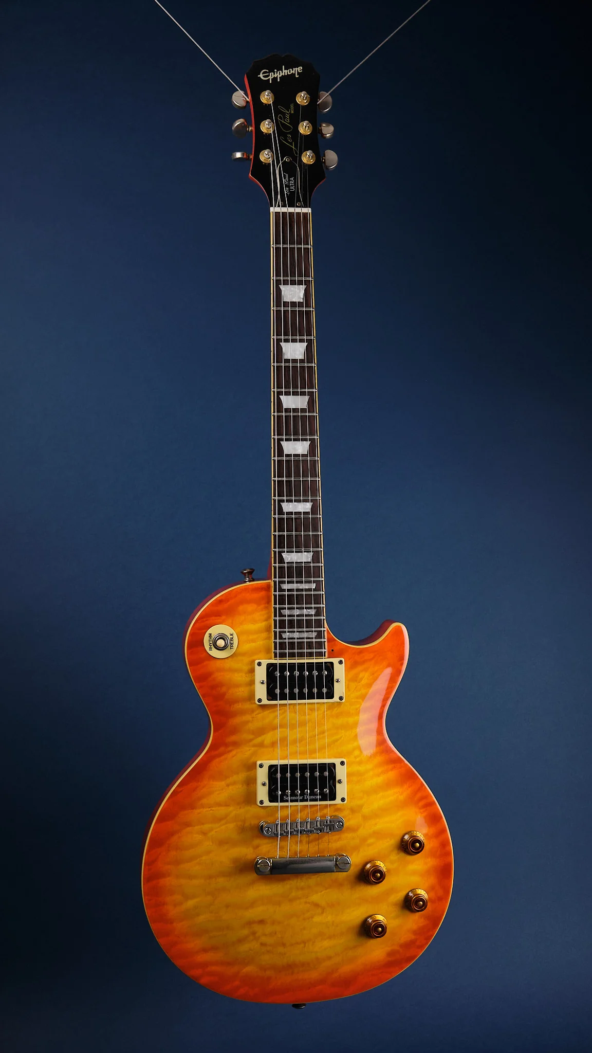 2005 Epiphone Les Paul Ultra Faded Cherry Sunburst - Image 4