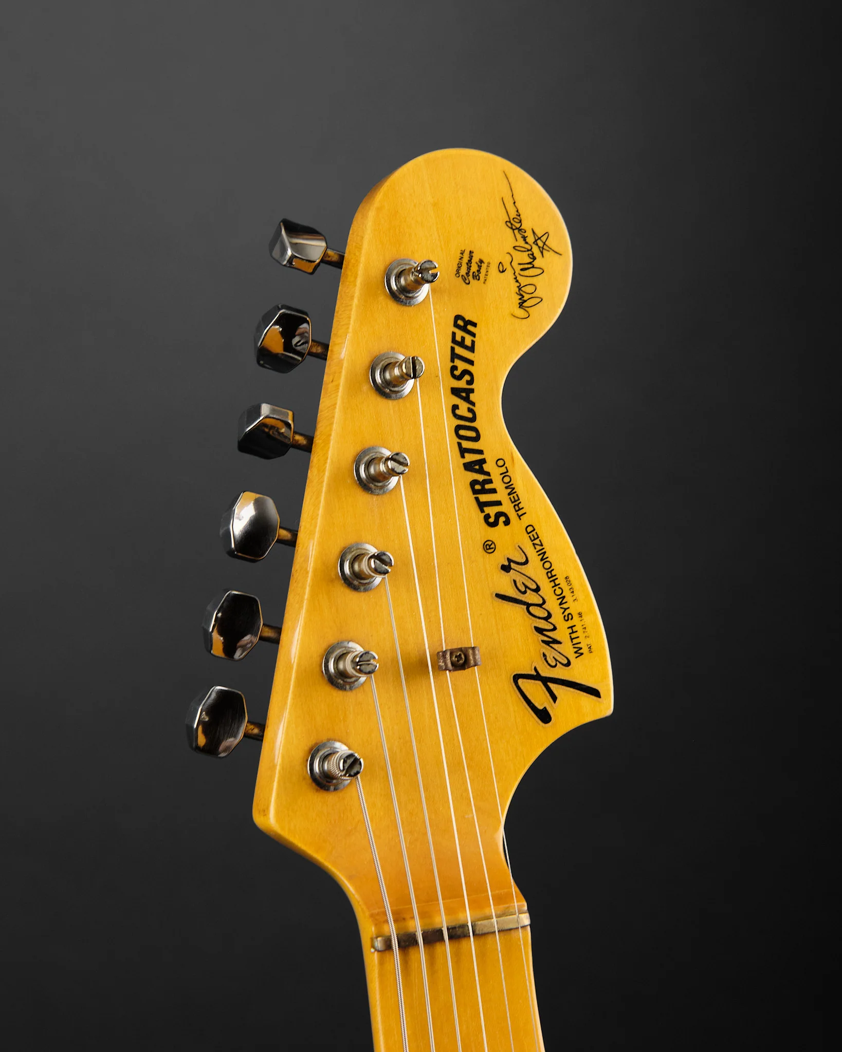 2005 Fender CIJ ST68-185YM Yngwie J Malmsteen Stratocaster Vintage White - Image 2