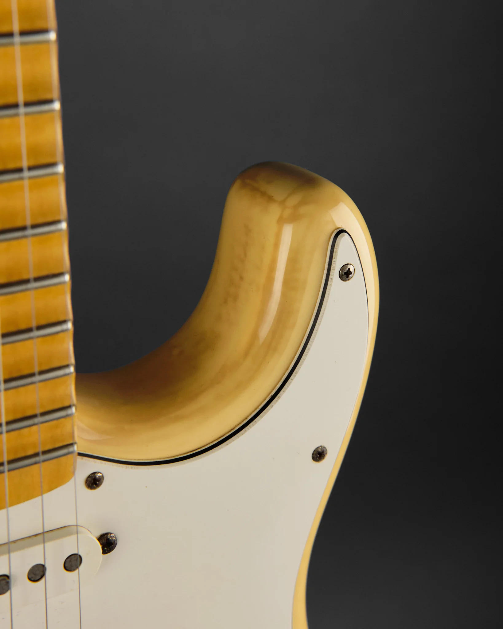 2005 Fender CIJ ST68-185YM Yngwie J Malmsteen Stratocaster Vintage White - Image 9
