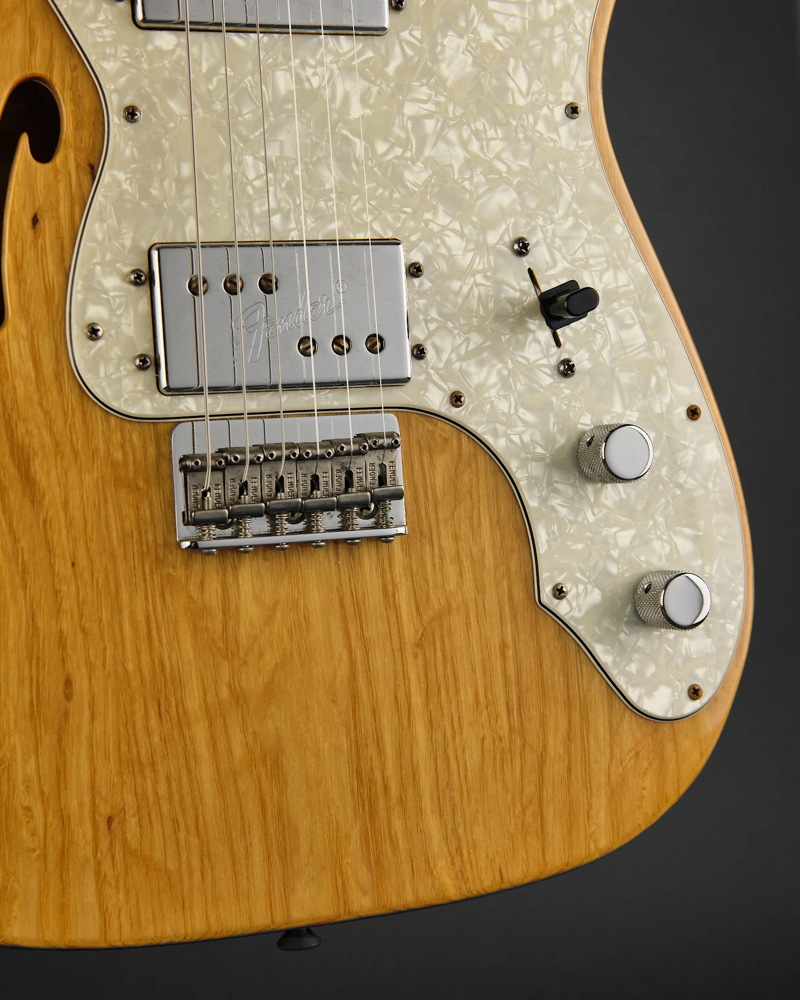 2008 Fender Classic Series '72 Telecaster Thinline Natural - Image 9