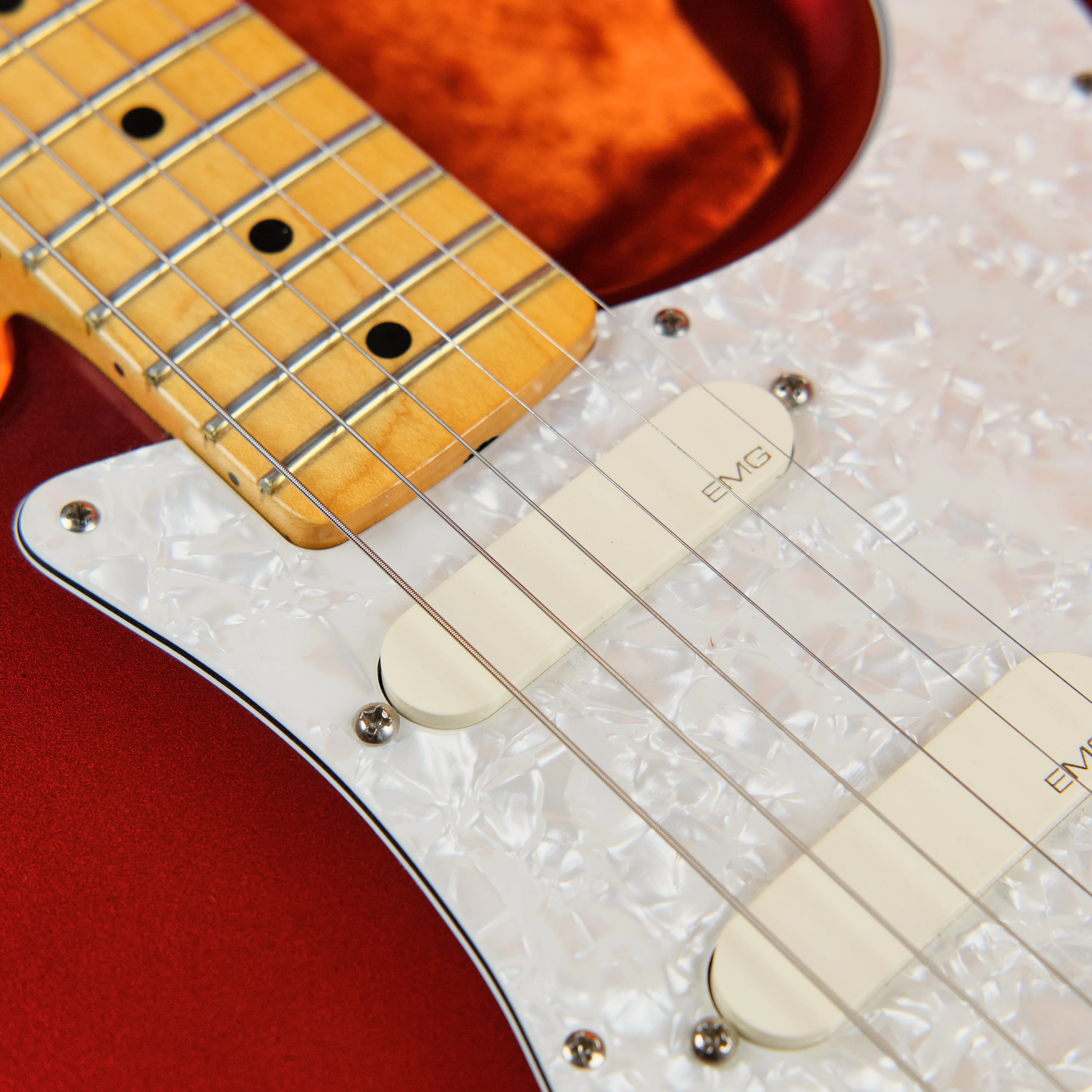 2008 Fender Vintage Hot Rod '57 Stratocaster Candy Apple Red - Image 3