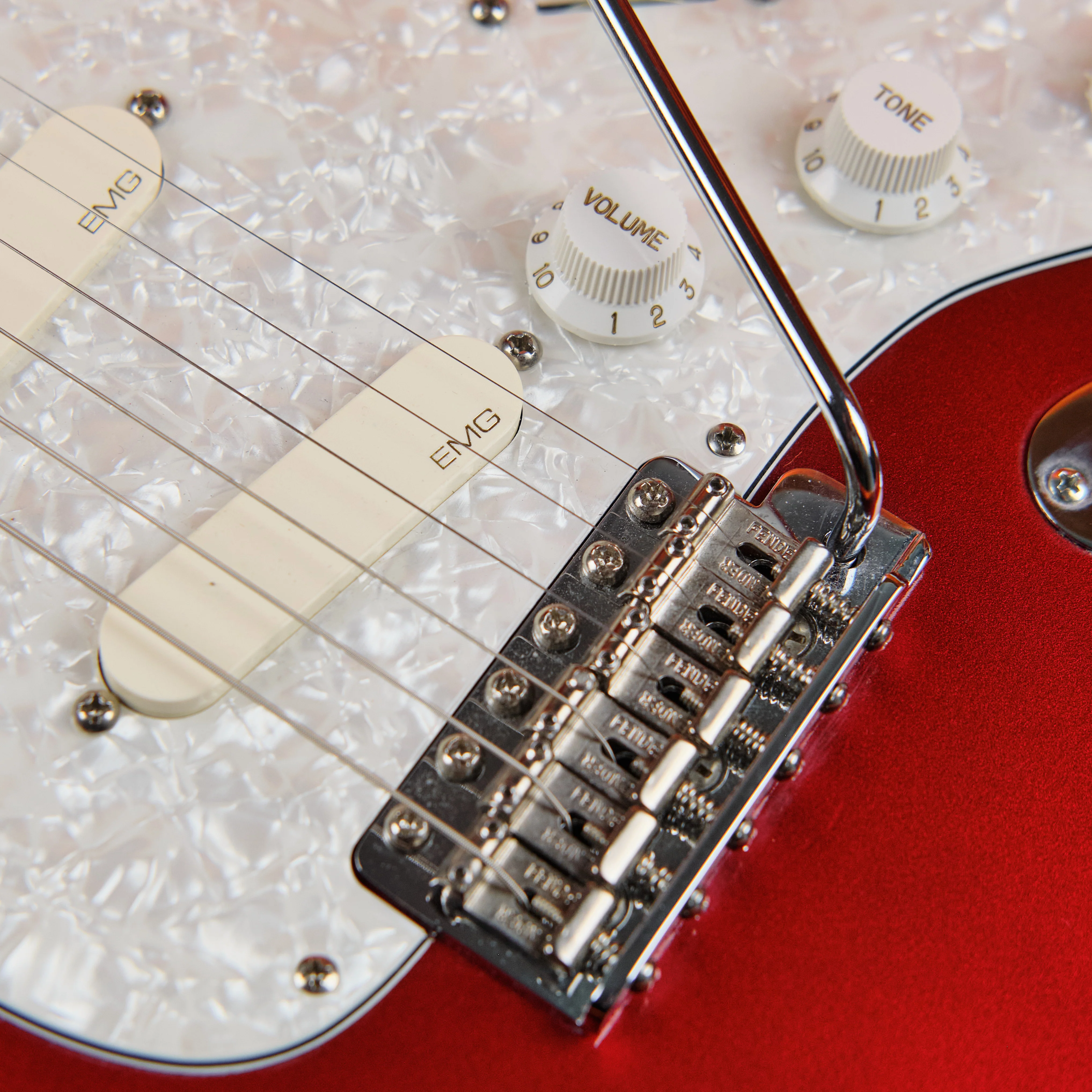 2008 Fender Vintage Hot Rod '57 Stratocaster Candy Apple Red - Image 4