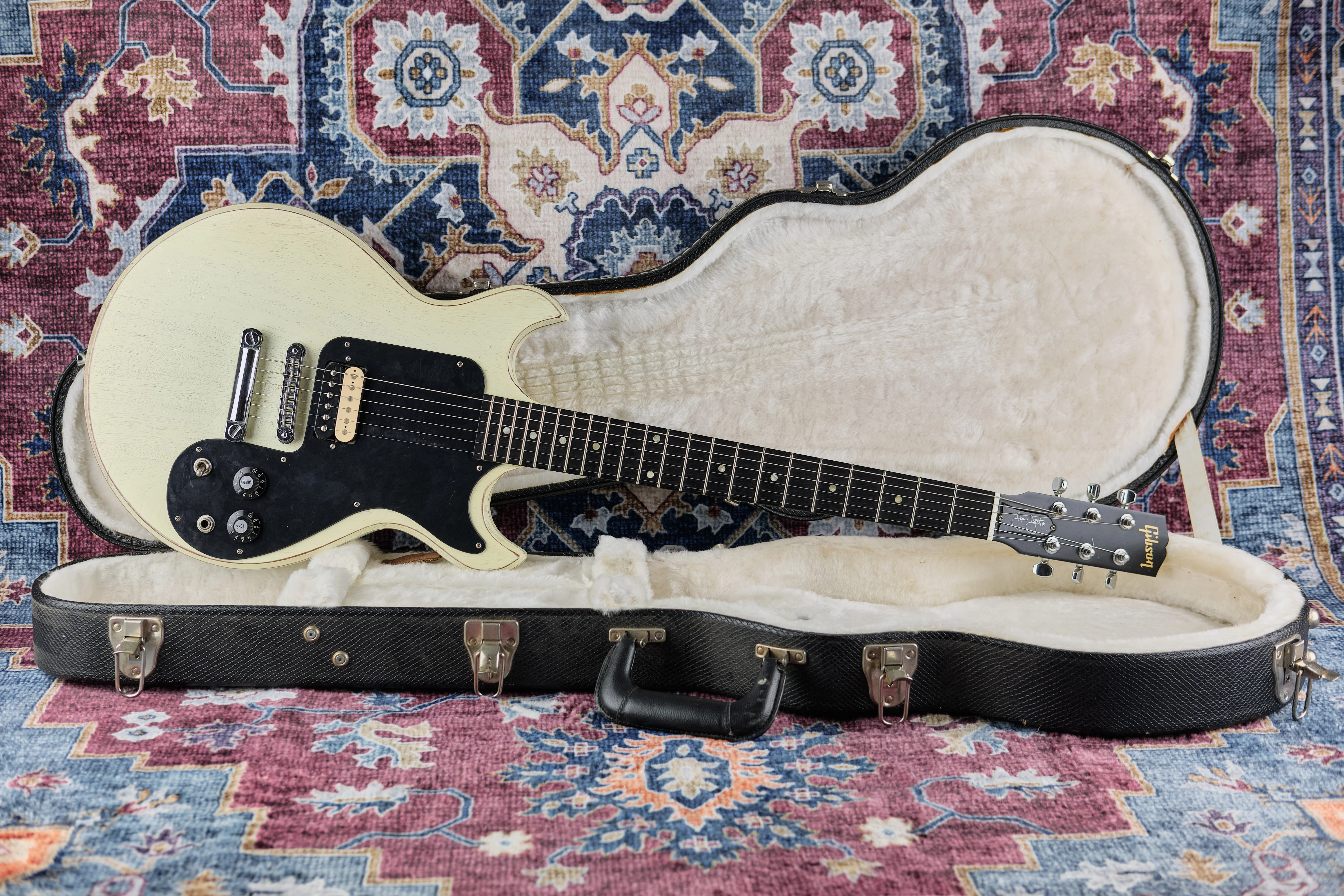 2008 Gibson Joan Jett Melody Maker Worn White - Image 11