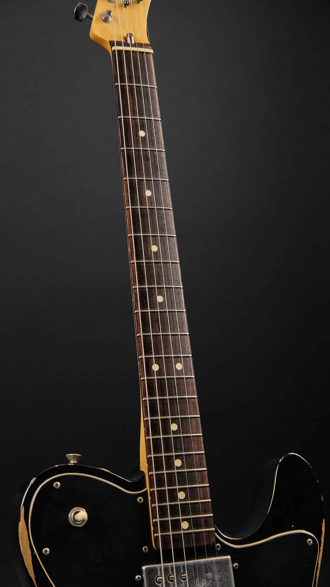 2009 Fender Roadworn '72 Telecaster Custom Sunburst - Image 6