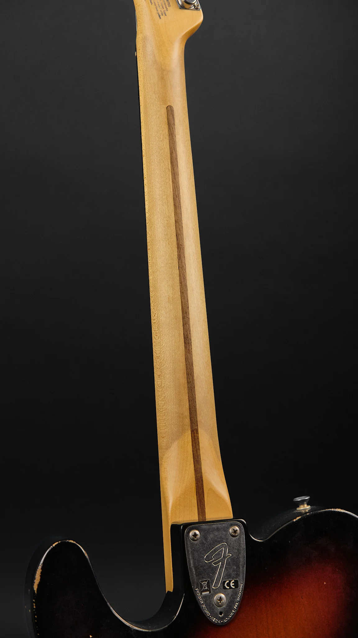 2009 Fender Roadworn '72 Telecaster Custom Sunburst - Image 8