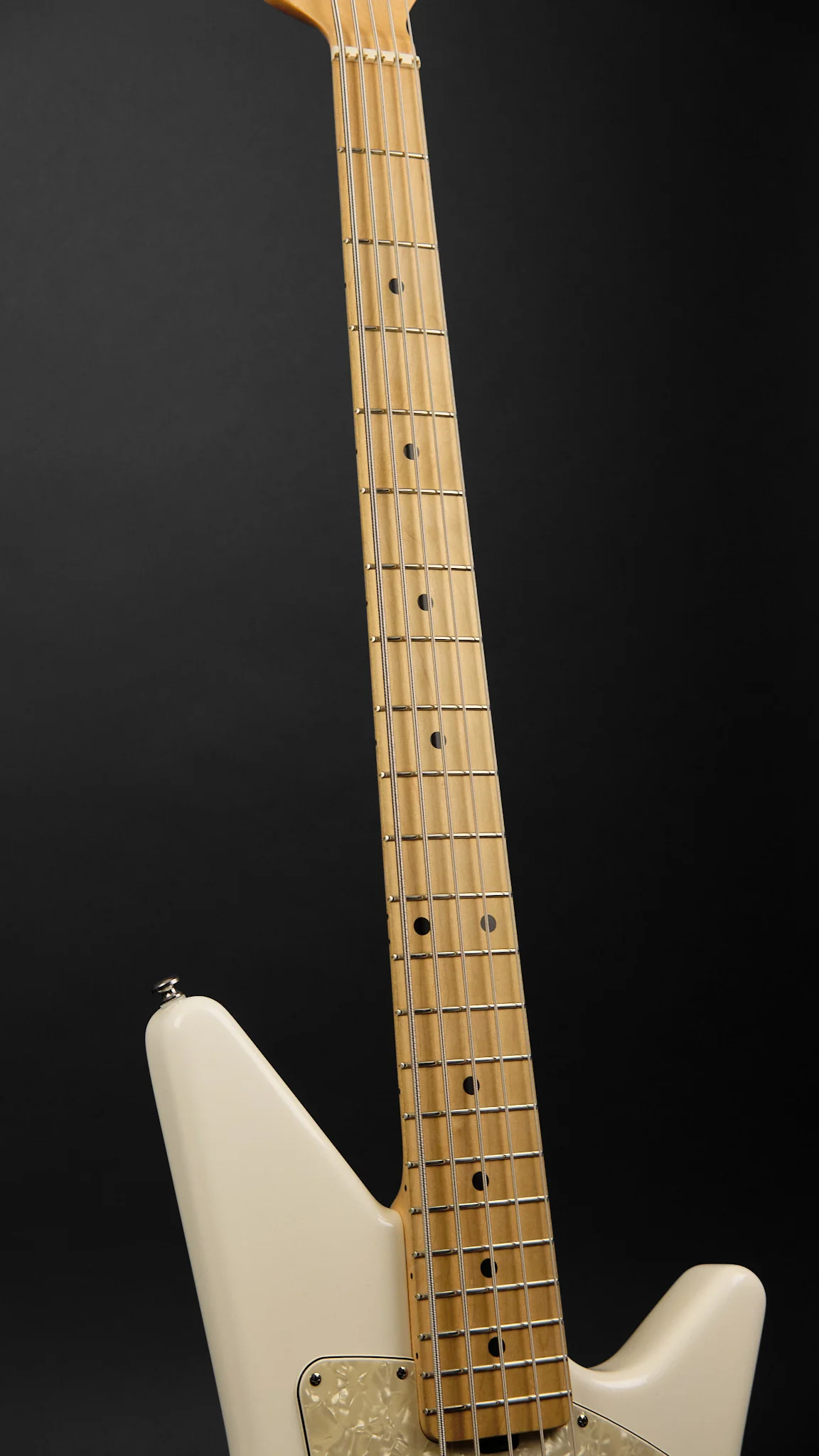 2010 Ernie Ball Music Man Big Al 5 H White Pearl - Image 6