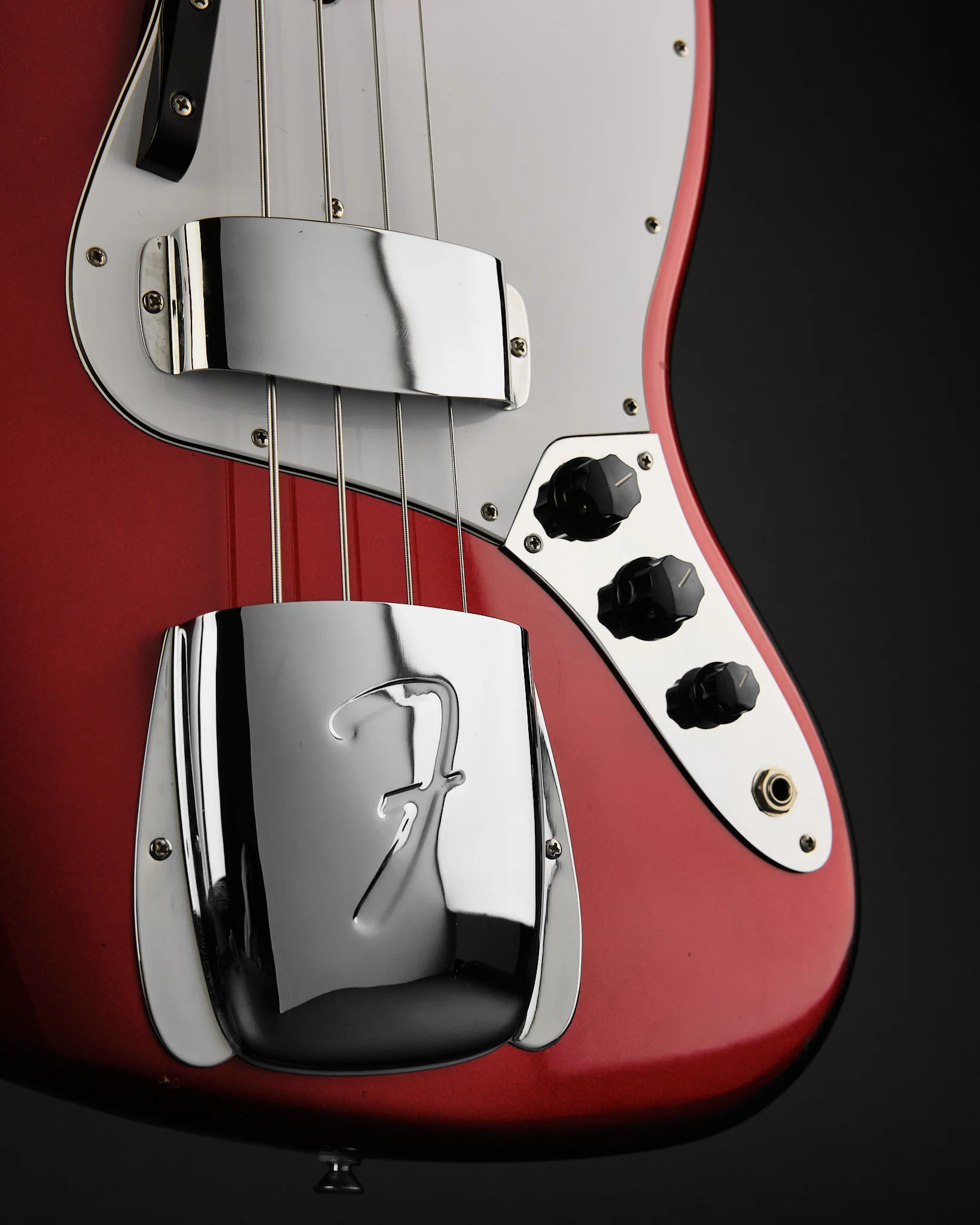 2010 Fender USA Jazz Bass 50th Anniversary Candy Apple Red - Image 10