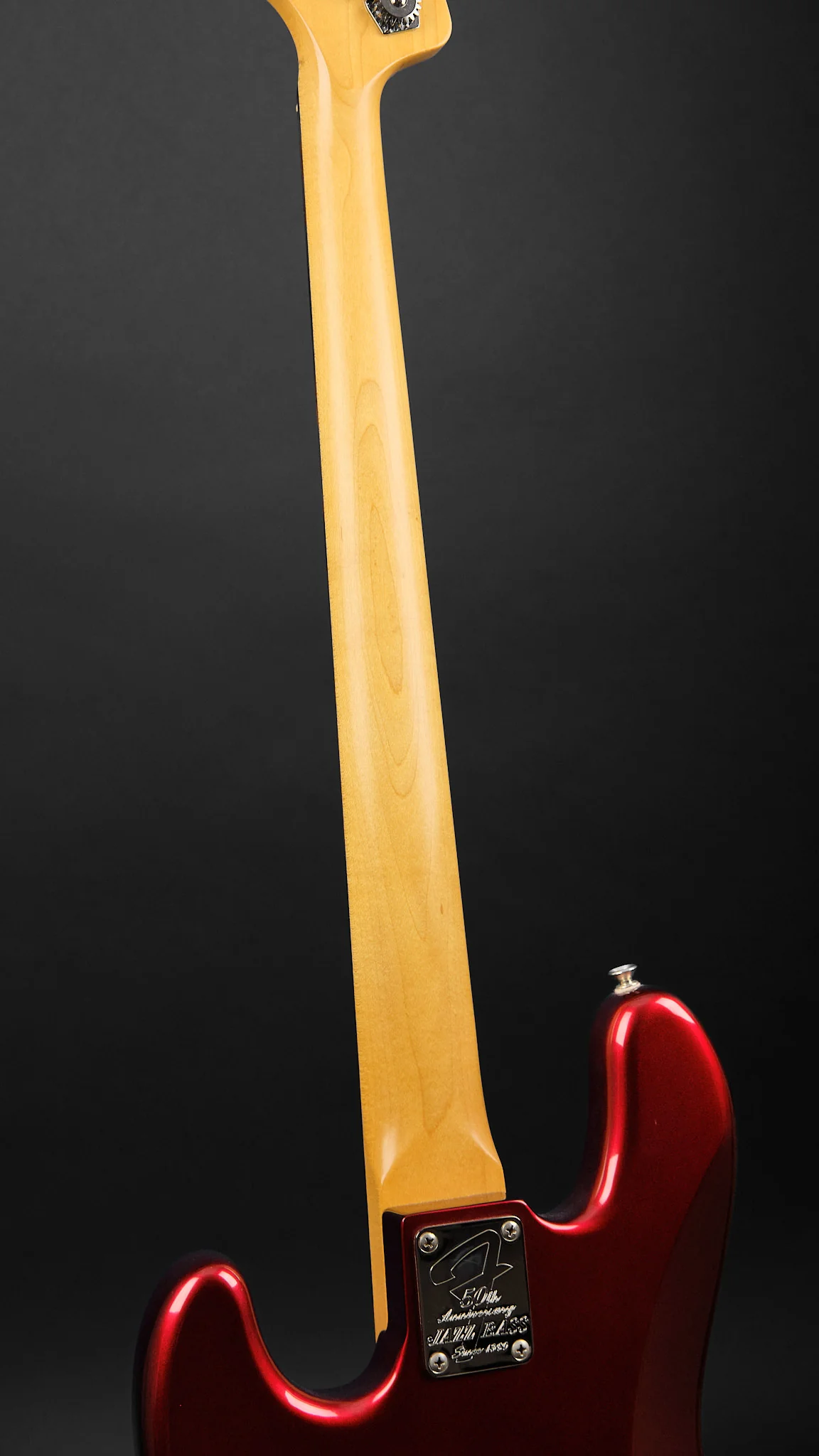 2010 Fender USA Jazz Bass 50th Anniversary Candy Apple Red - Image 8