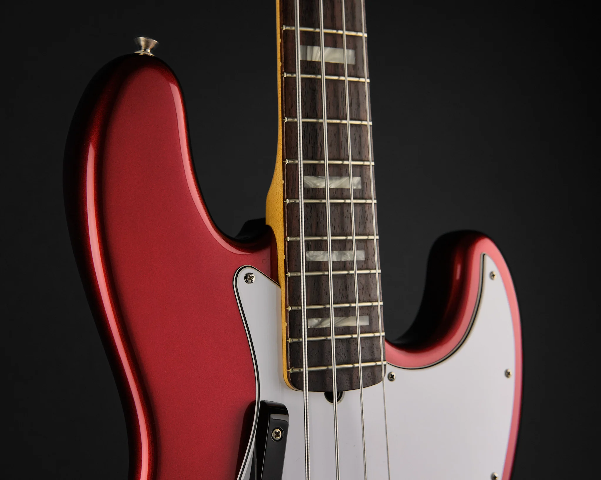 2010 Fender USA Jazz Bass 50th Anniversary Candy Apple Red - Image 9