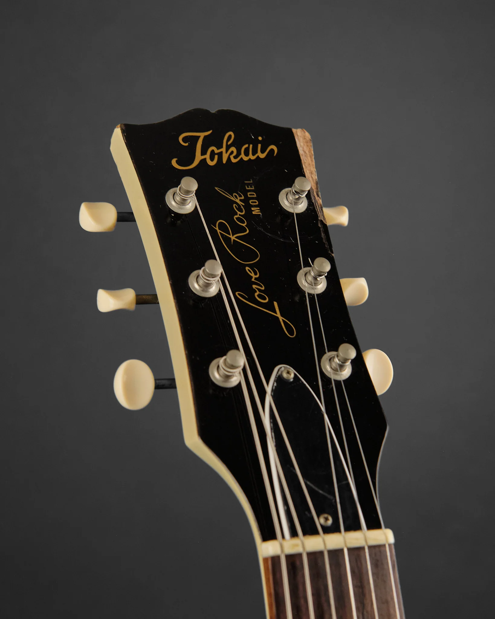 2010 Tokai Love Rock LSJ80 LP Junior Transparent White - Image 2
