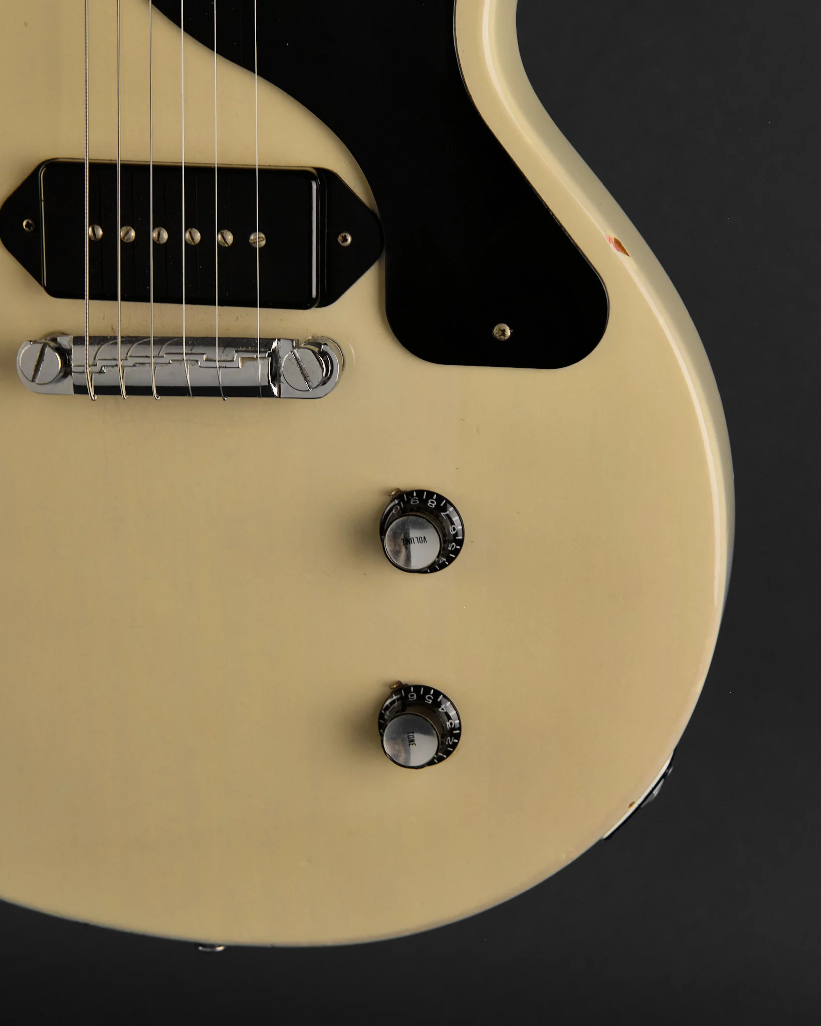 2010 Tokai Love Rock LSJ80 LP Junior Transparent White - Image 9