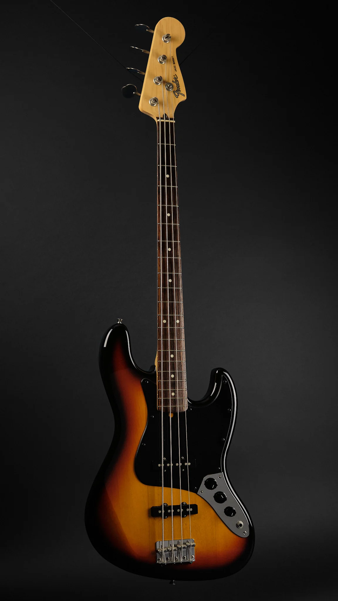 2010s Fender JB-STD Jazz Bass Standard Sunburst - Image 4