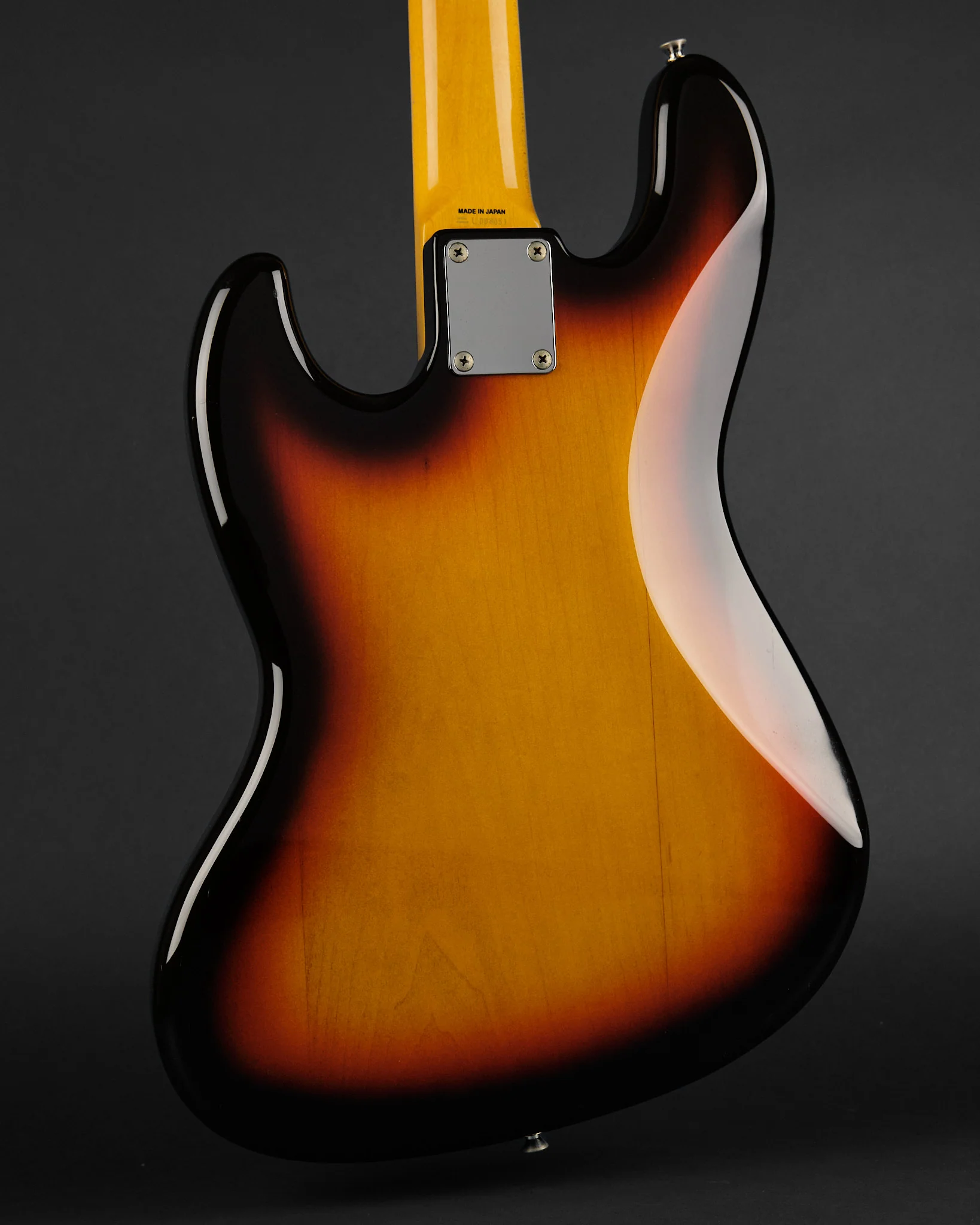 2010s Fender MIJ JB62 Jazz Bass Sunburst - Image 3