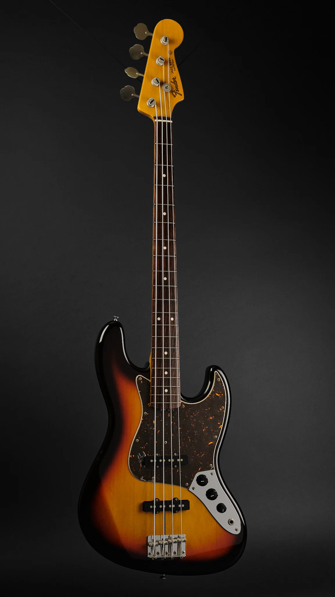 2010s Fender MIJ JB62 Jazz Bass Sunburst - Image 4