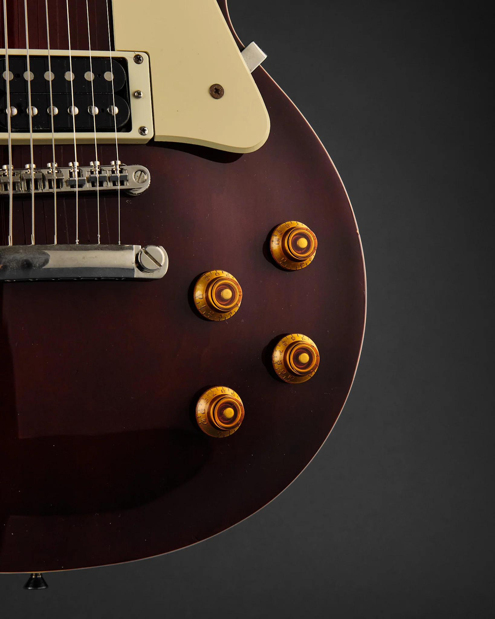 2011 Epiphone Les Paul Traditional Pro Wine Red - Image 9
