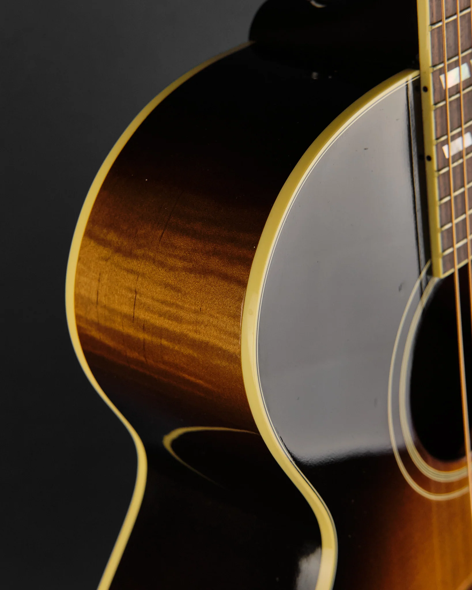 2011 Gibson Custom Shop 'New Vintage' J-185 Sunburst - Image 11